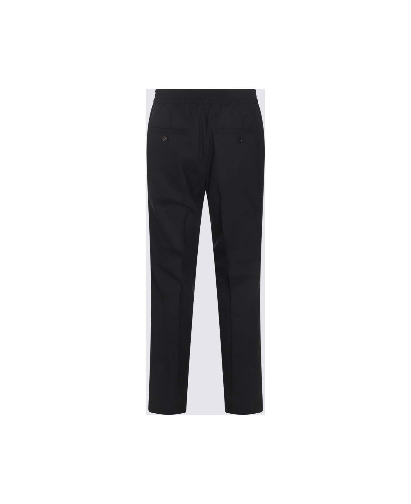 Ami Alexandre Mattiussi Black Wool Trousers - Black