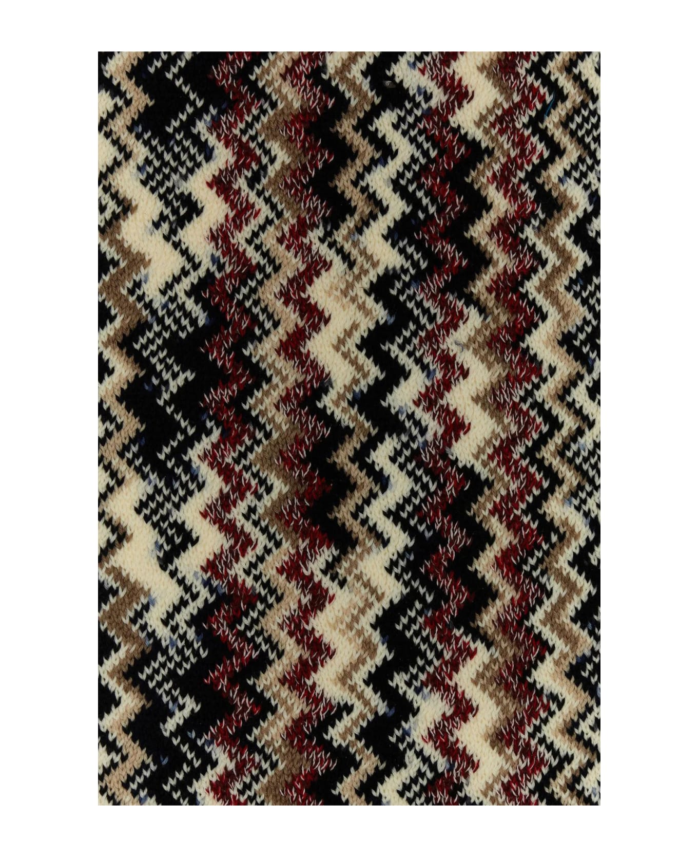 Missoni Embroidered Wool Scarf - 0001