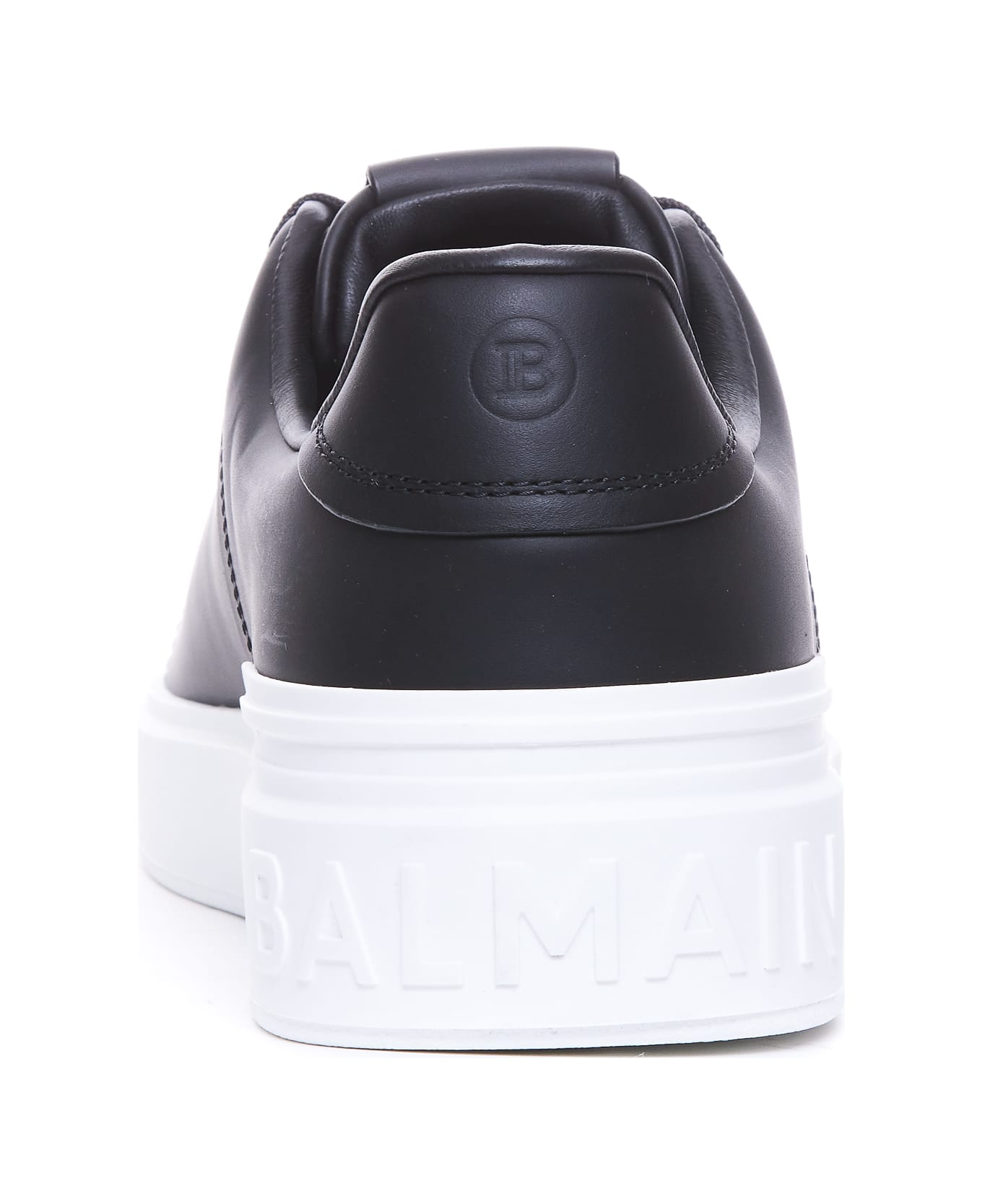 Balmain B-court Leather Sneakers - Black スニーカー