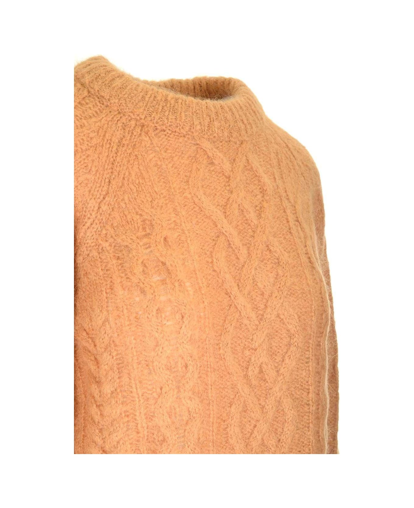 Marant Étoile Elka Crewneck Knitted Jumper - BEIGE