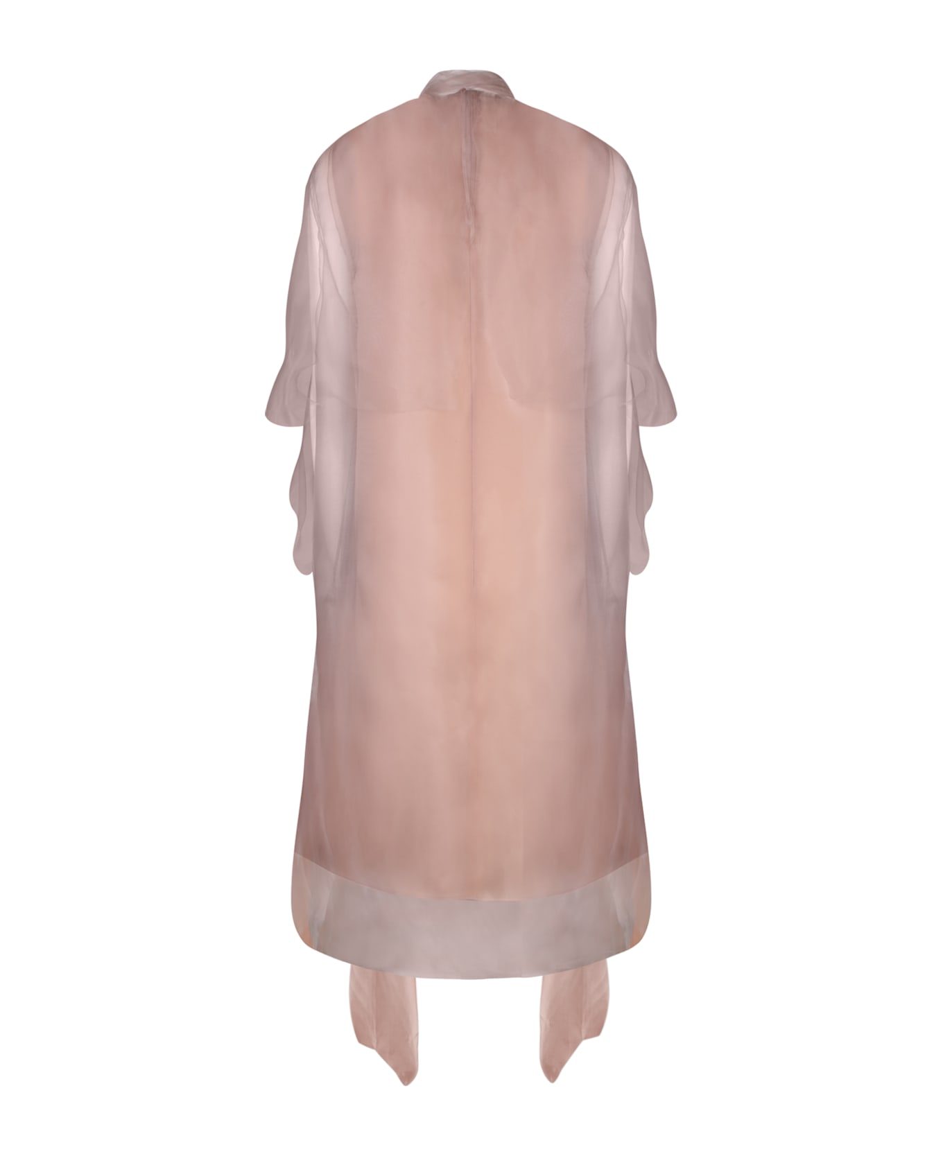 Prada Powder Pink Voile Dress - PHARD