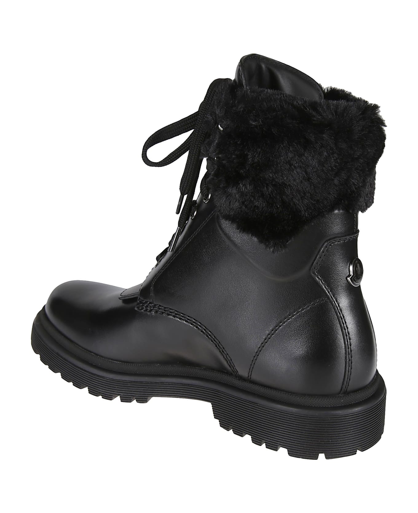 Moncler Patty Lace-up Boots - Nero