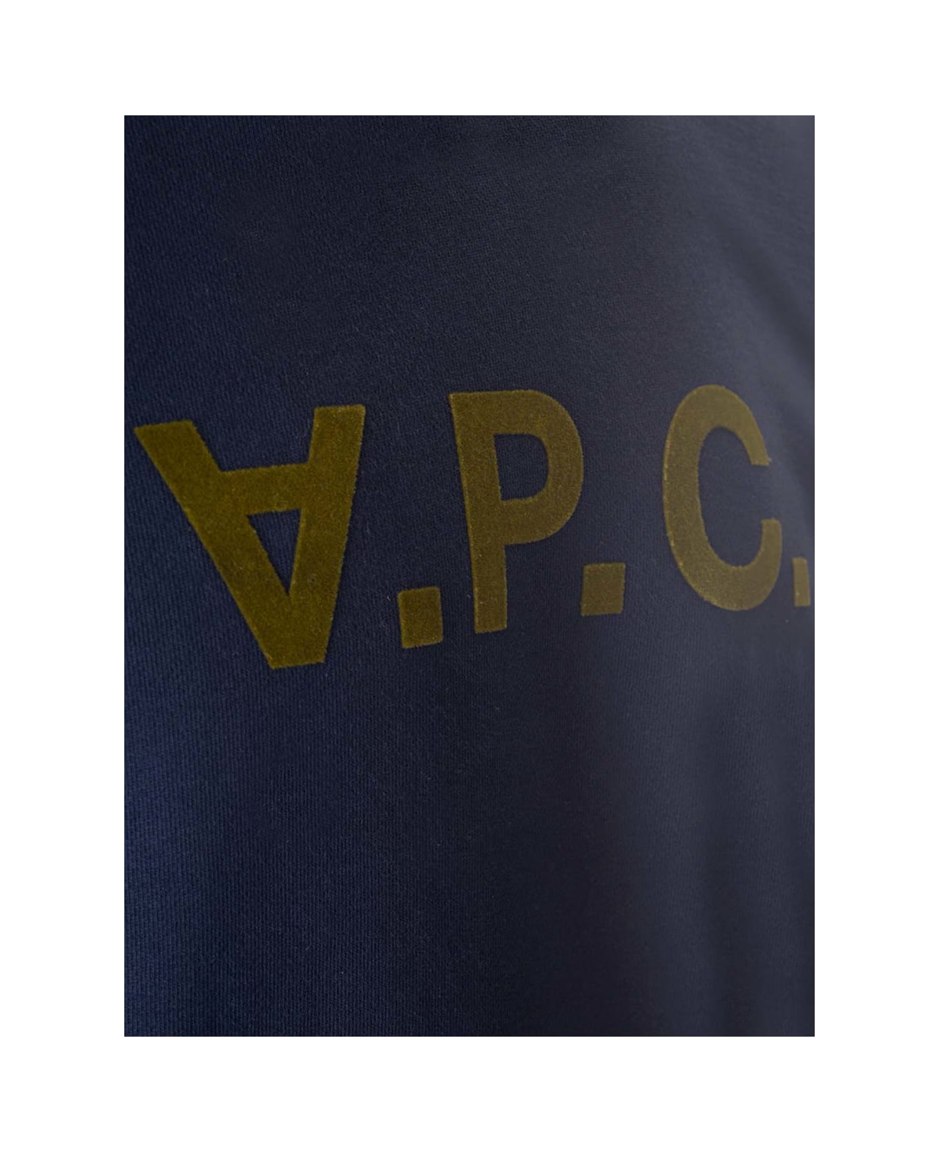 A.P.C. Sweatshirt With V.p.c Logo - Blue フリース