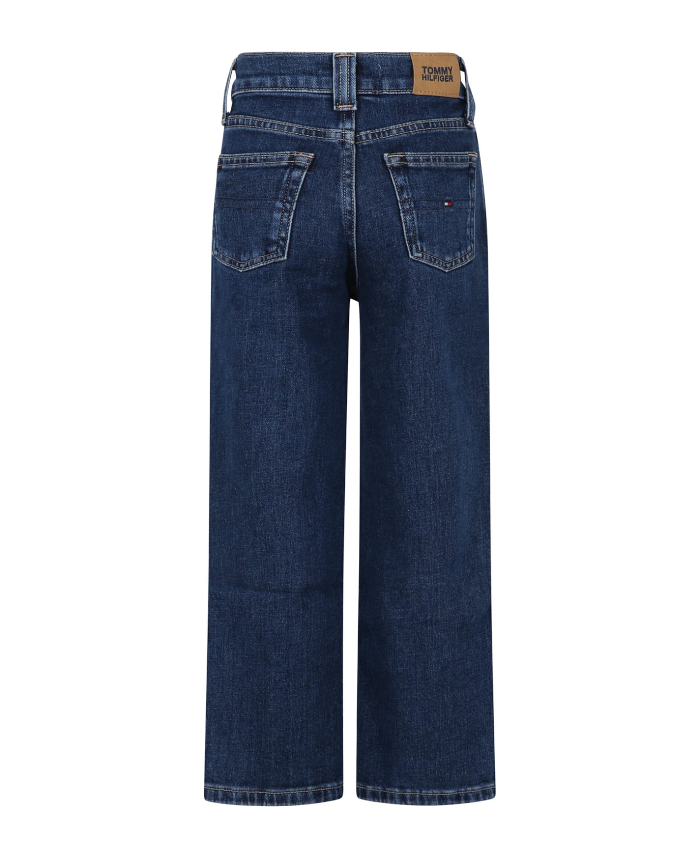 Tommy Hilfiger Denim Jeans For Girl With Logo - Denim