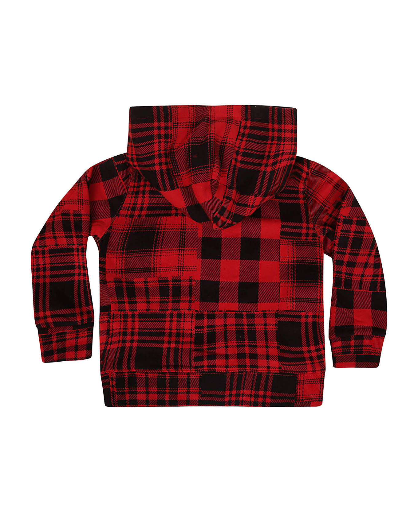 Ralph Lauren Lspohoodm13-knit Shirts Sweatshirt - Martn Red Multi Gift Bear ニットウェア＆スウェットシャツ