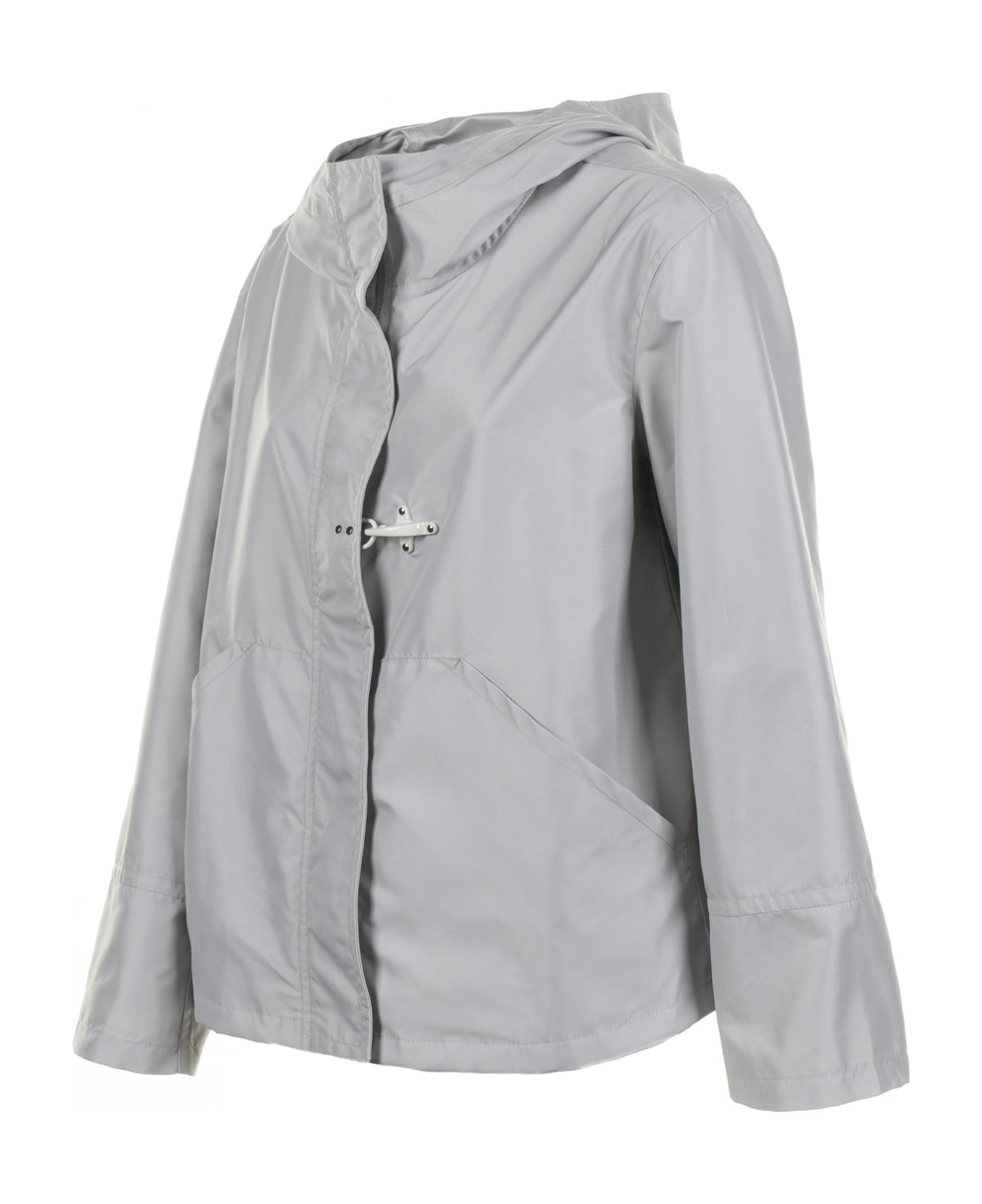 Fay Gray Trench Coat With Hood - GESSO