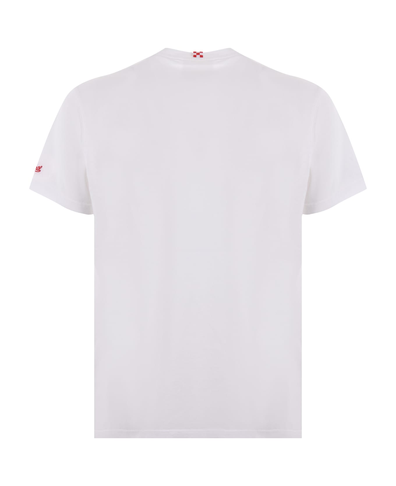 MC2 Saint Barth T-shirt Mc2 Saint Barth "la Sera Negroni La Mattina..." In Cotone Disponibile Store Scafati - Bianco シャツ