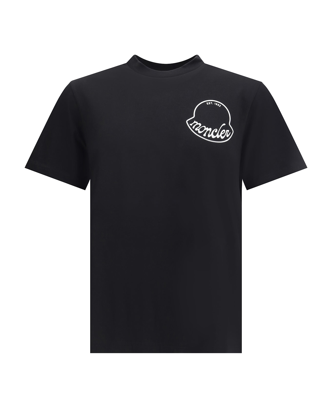 Moncler Logoed T-shirt - BLACK