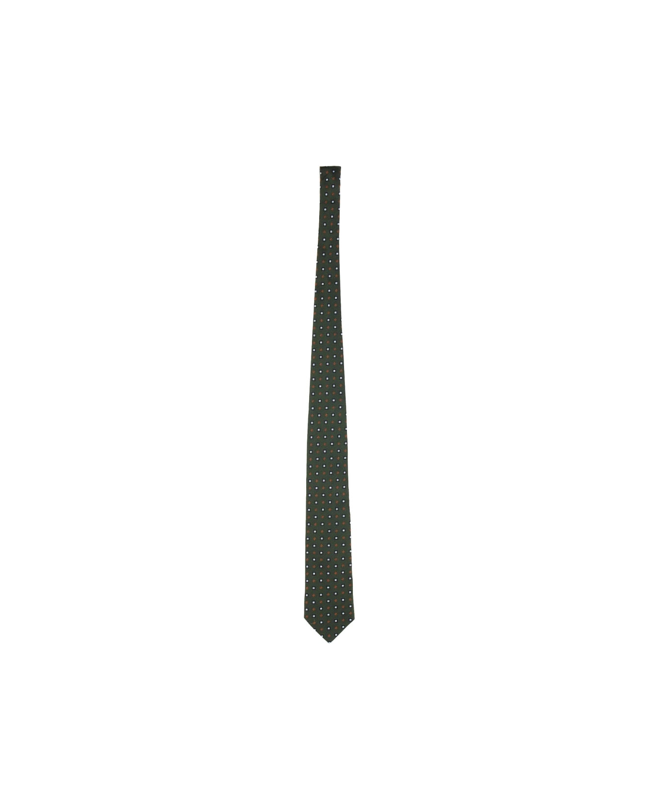 Etro Silk Tie - GREEN