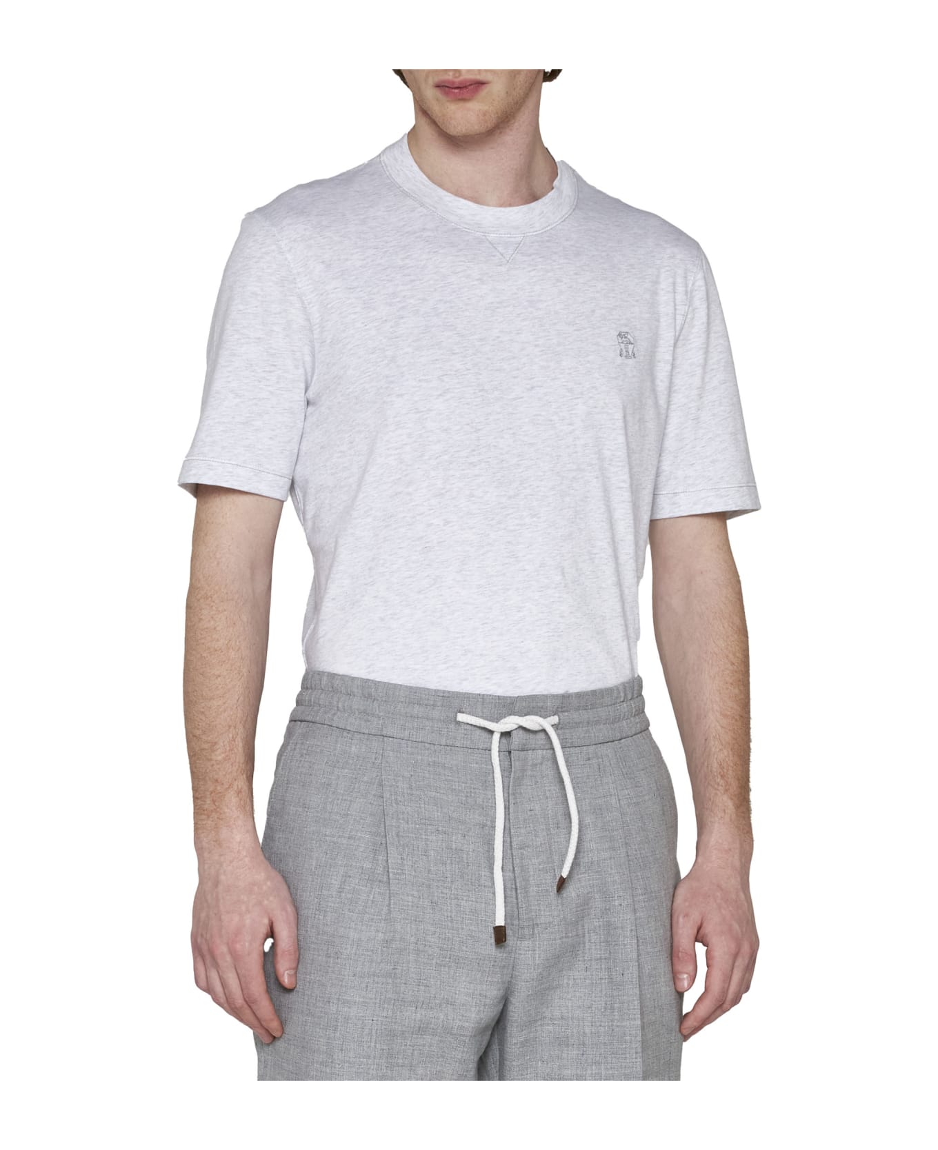 Brunello Cucinelli T-Shirt - Perla grigio