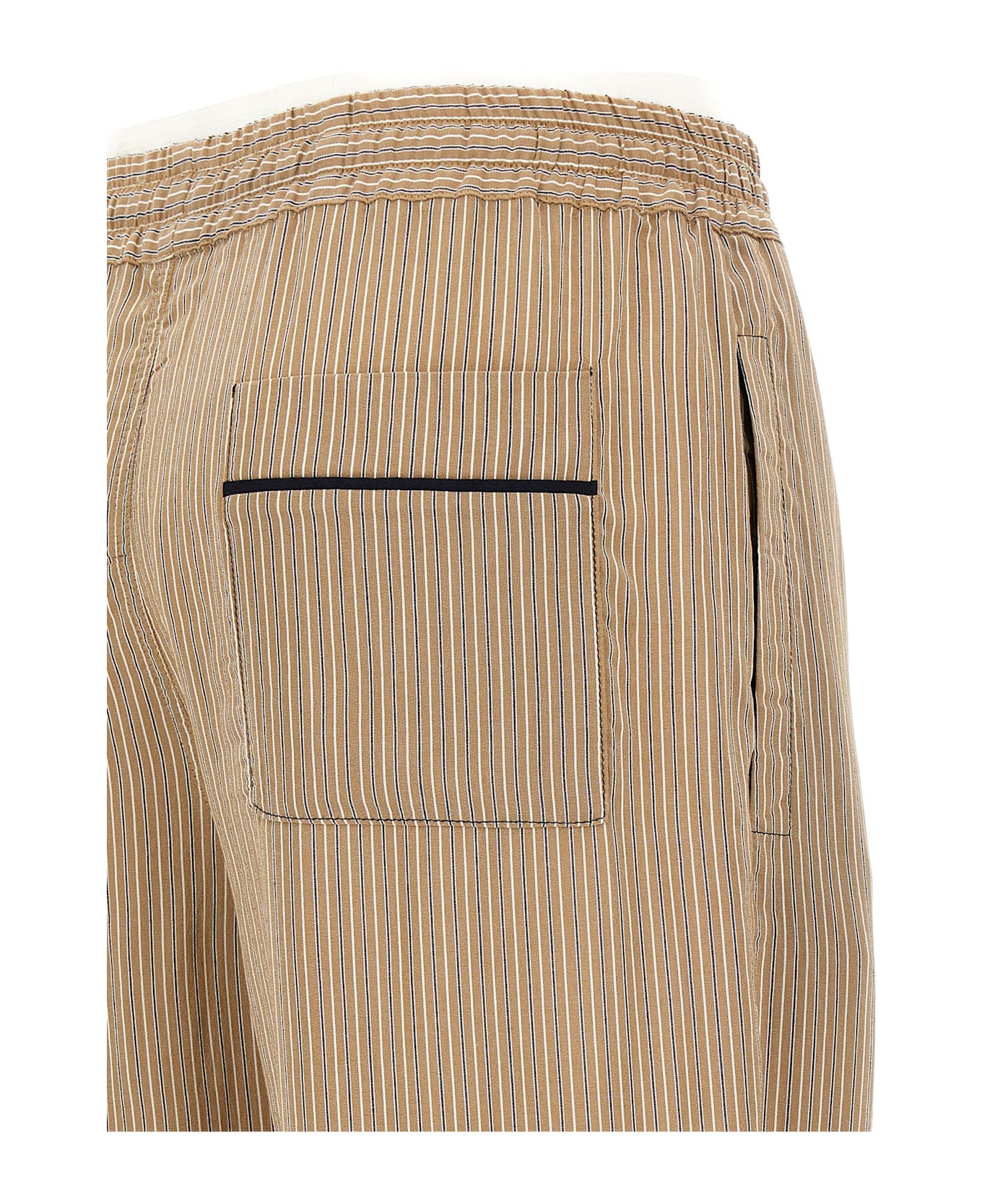 Victoria Beckham 
pleat Detail Pyjama
 Pants - Brown