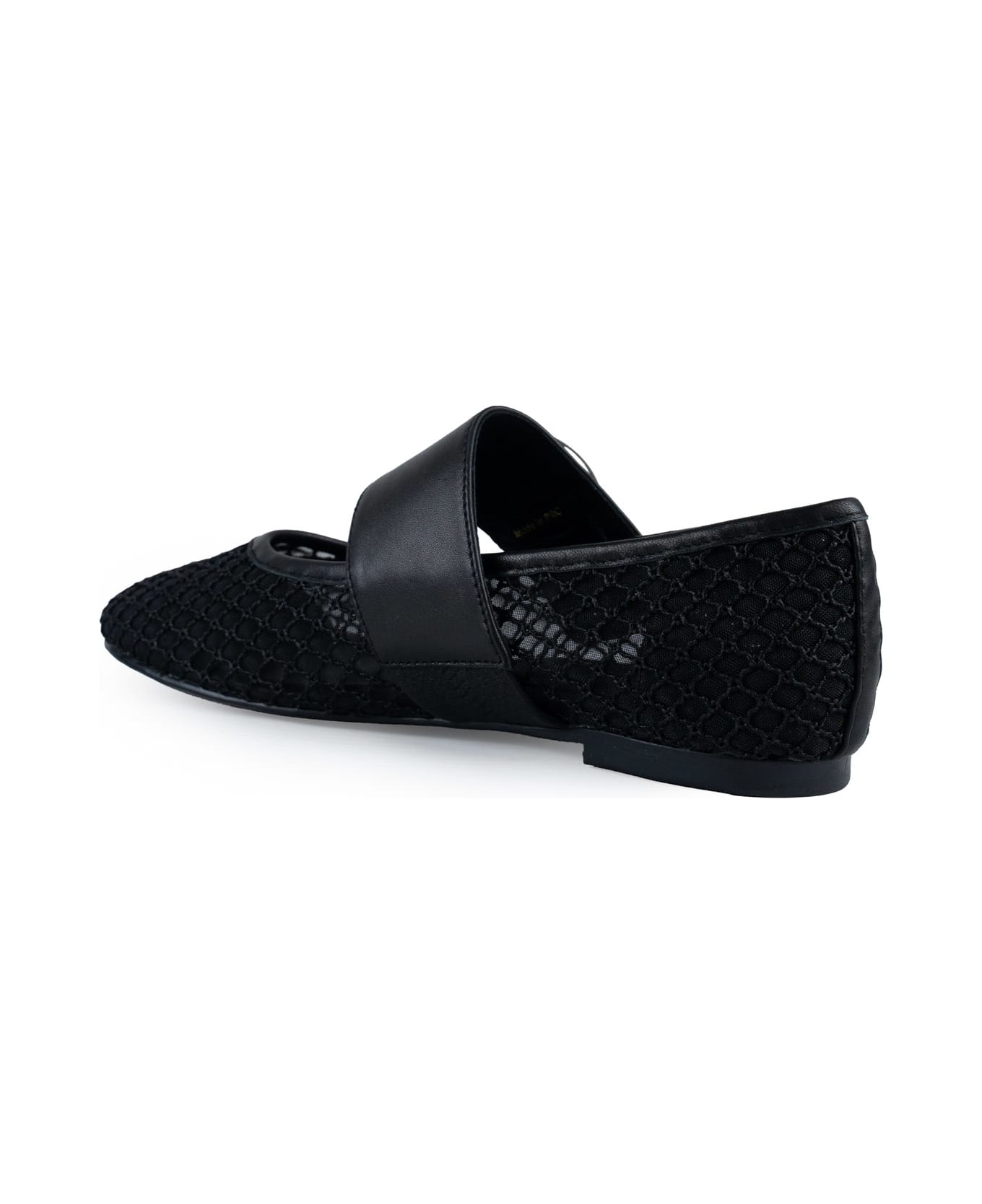 Coccinelle C-me Mesh Ballerina Shoes - Noir/noir