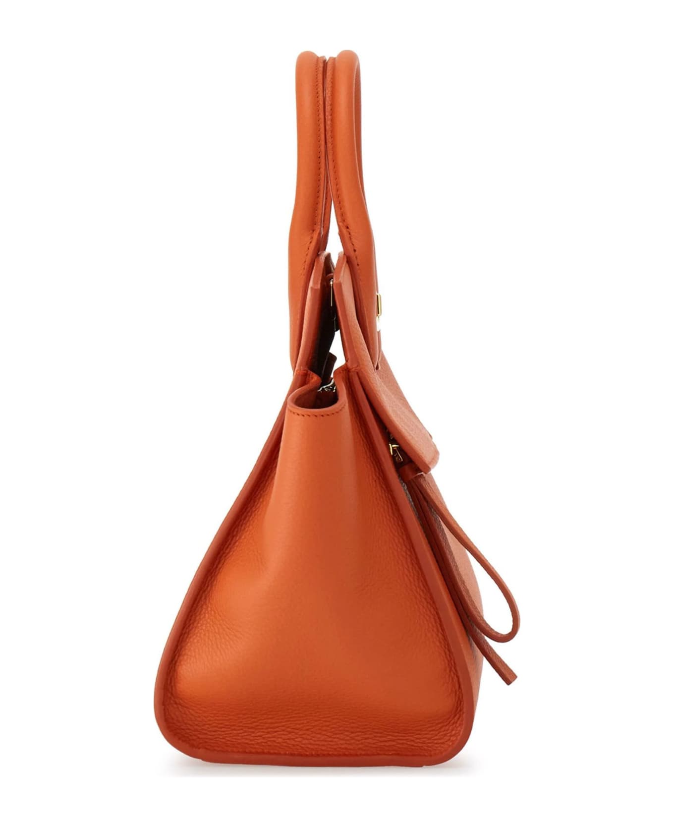 Ferragamo Terracotta Ferragamo Studio Soft Bag (m) - Orange