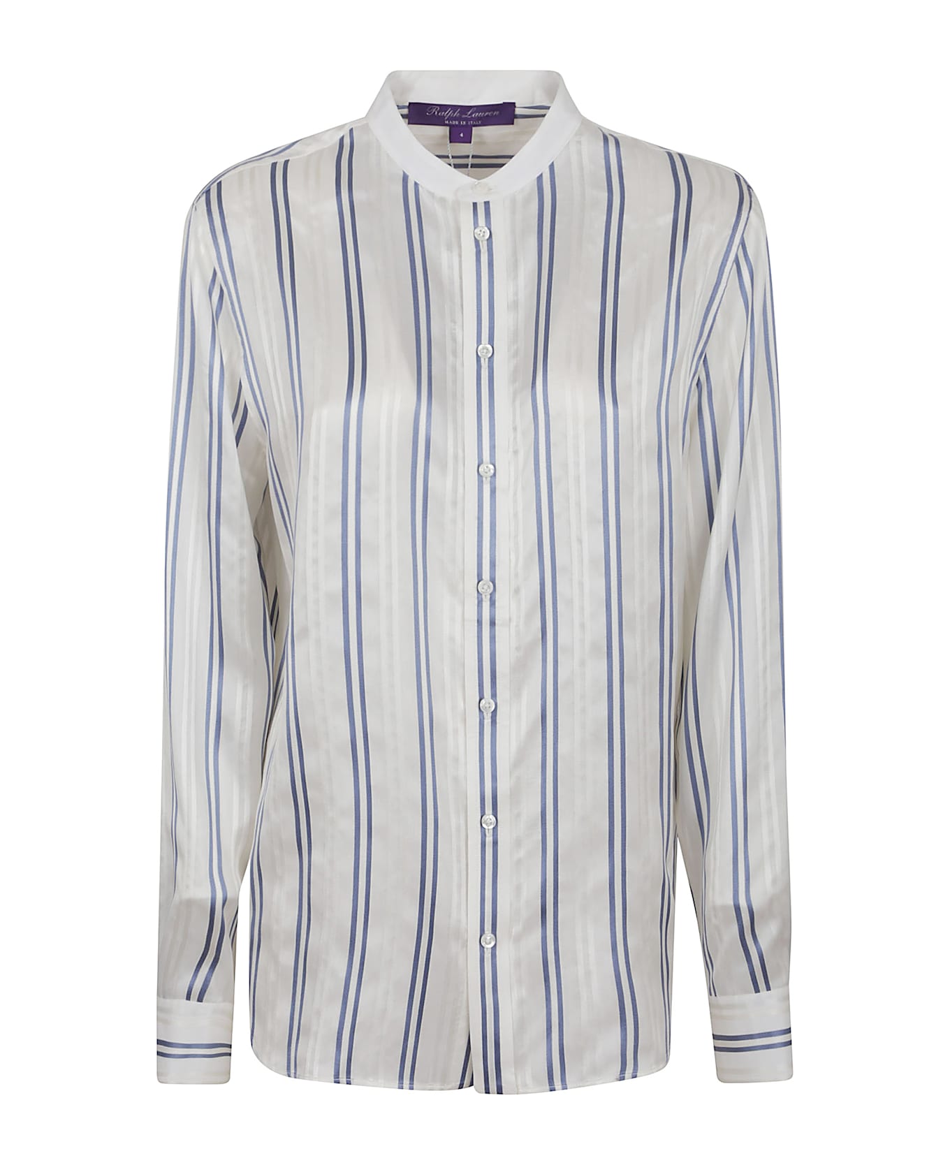 Ralph Lauren Imann-long Sleeve-button Front Shirt - Cream Cornflower