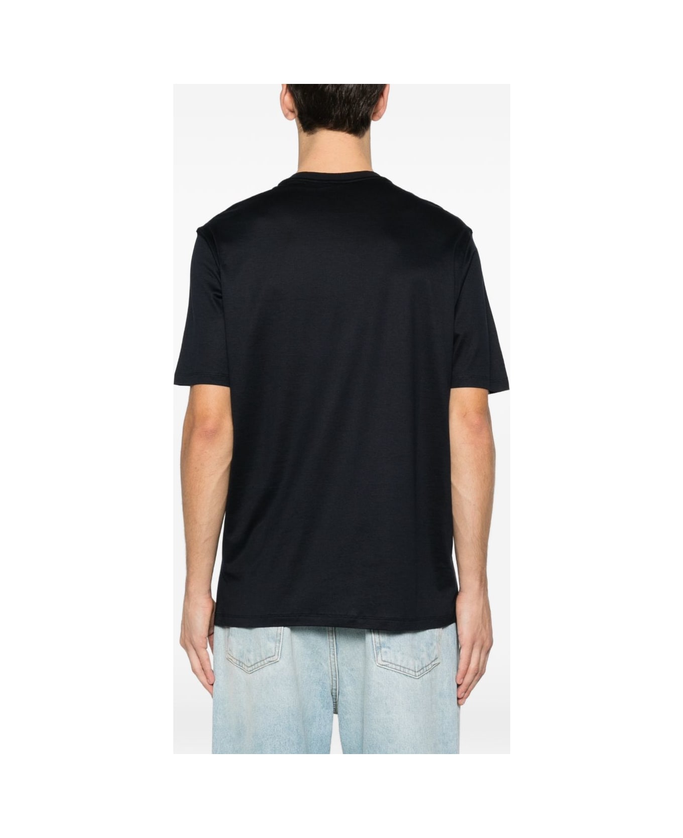 Emporio Armani Cotton Blend T-shirt - Blue