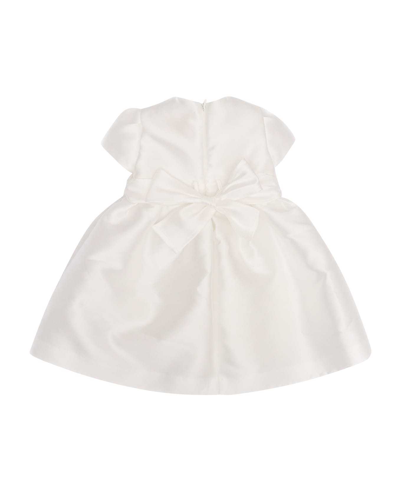 Il Gufo Short-sleeve Dress - WHITE
