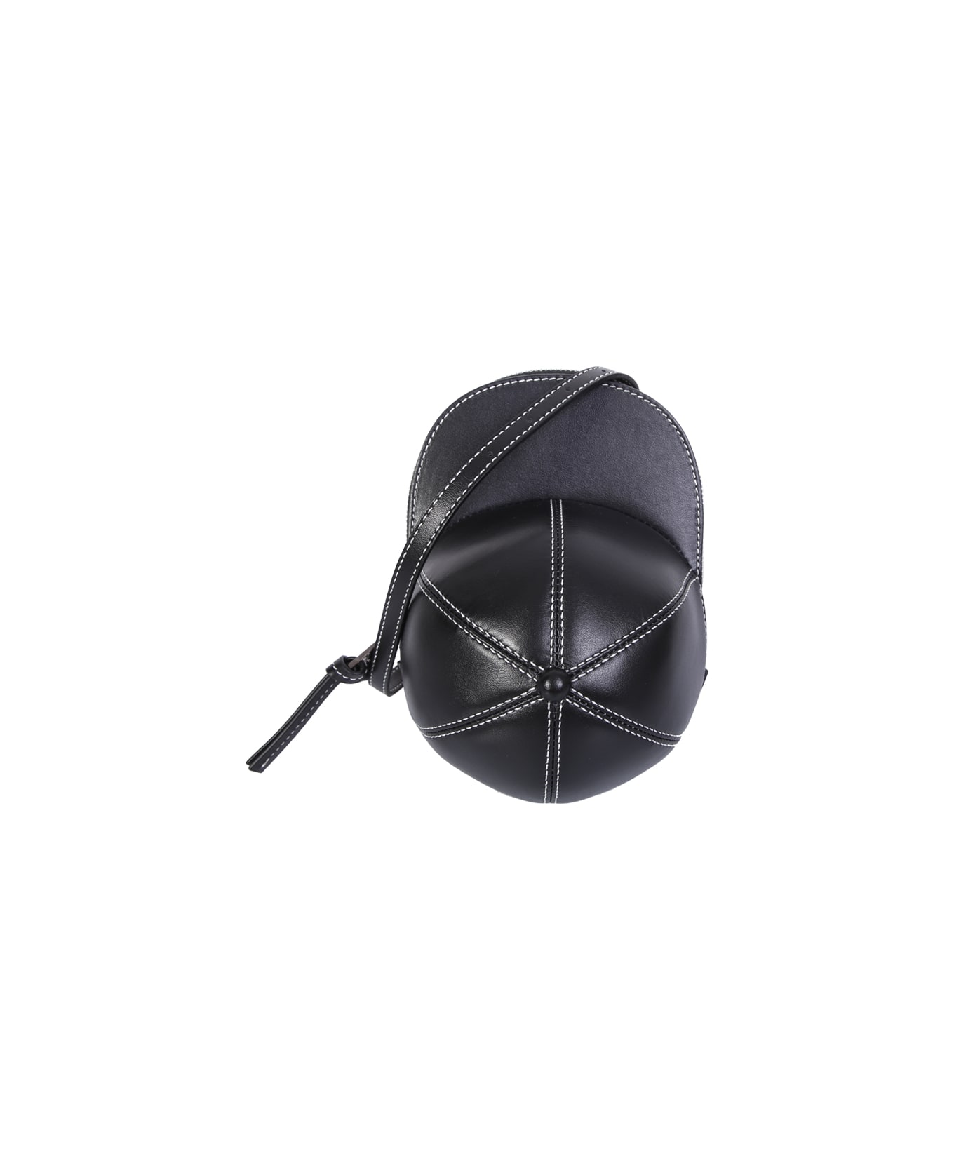 J.W. Anderson Black Cap Midi Bag - Black
