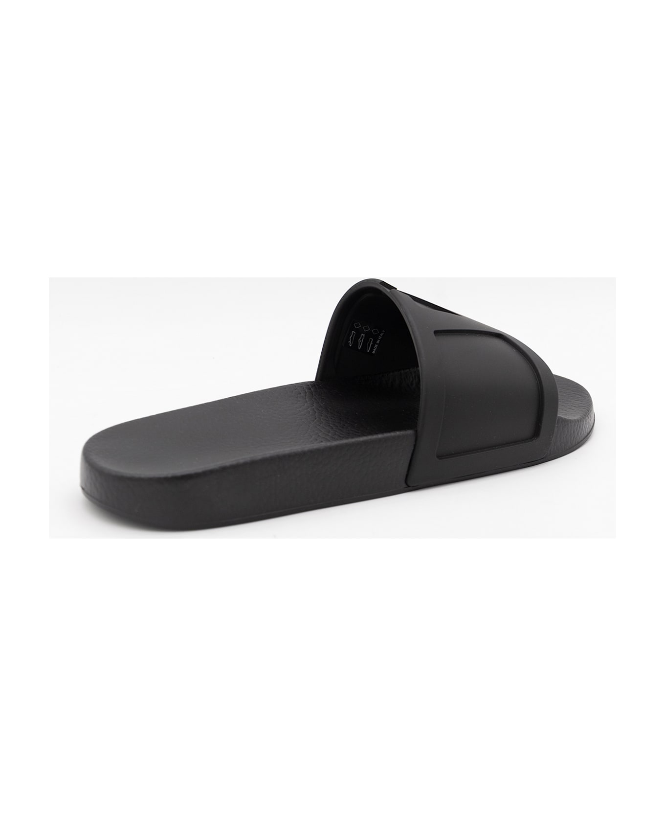 Valentino Garavani Black Leather Flats - Black