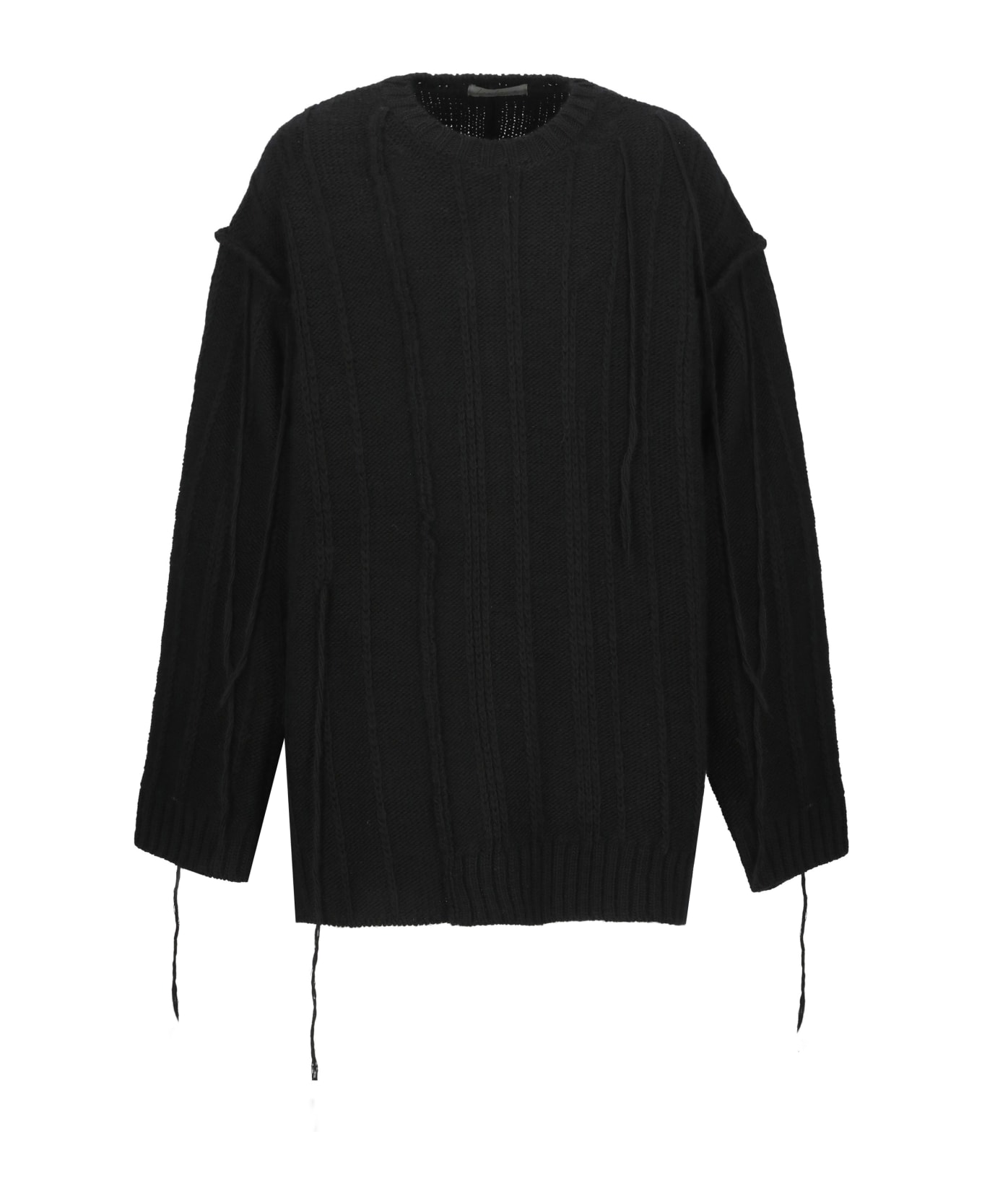 Yohji Yamamoto Wool Sweater - Black