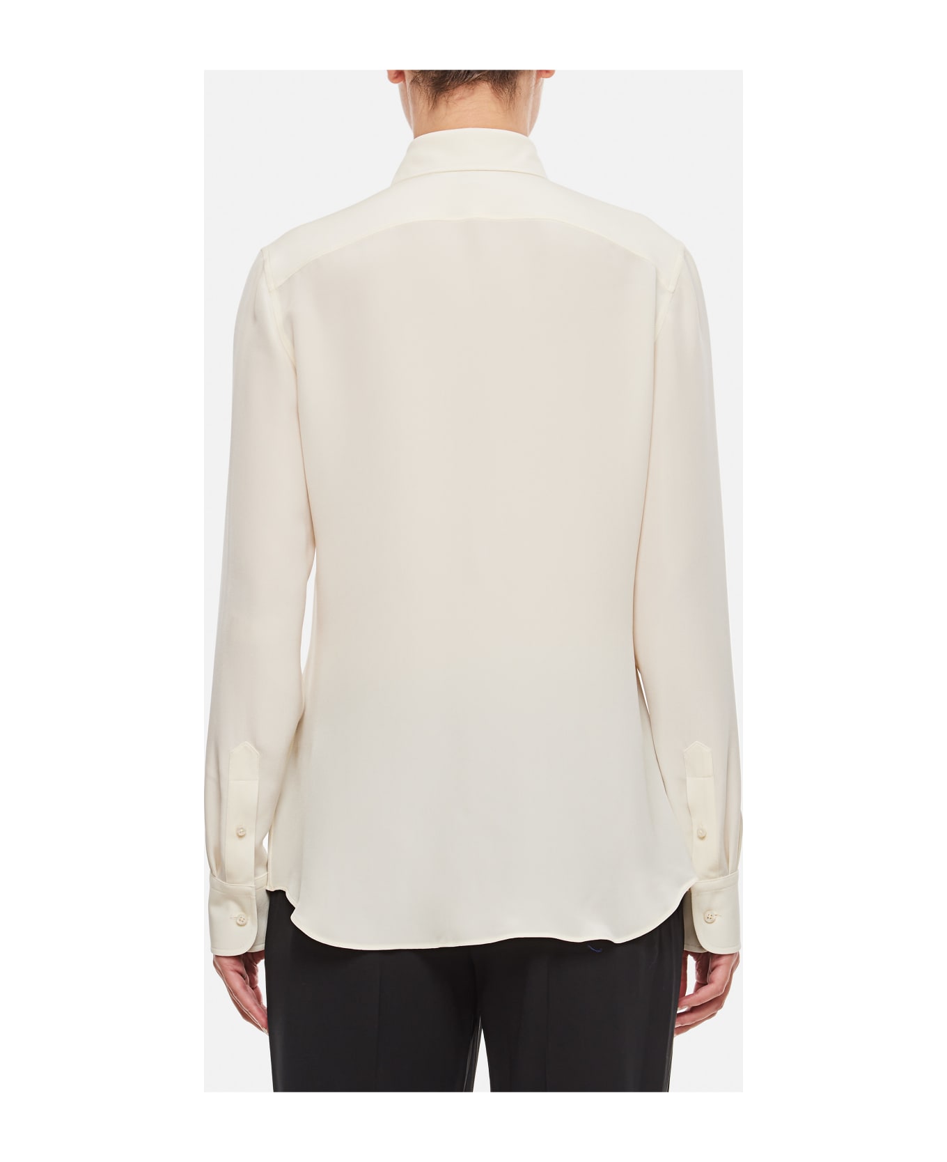 Ralph Lauren Charmain Button Front Shirt - White シャツ