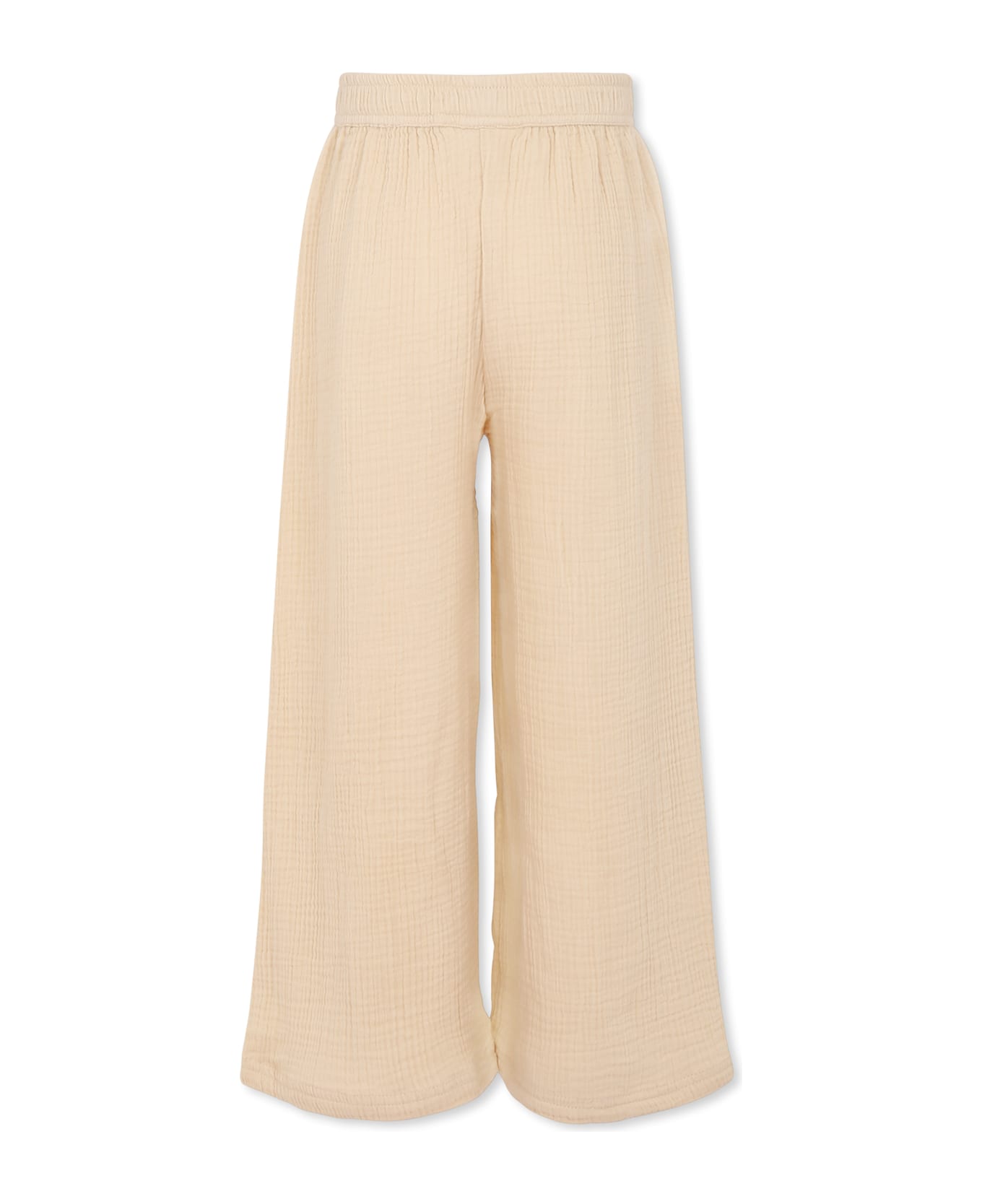 Molo Beige Trousers For Girl - Beige