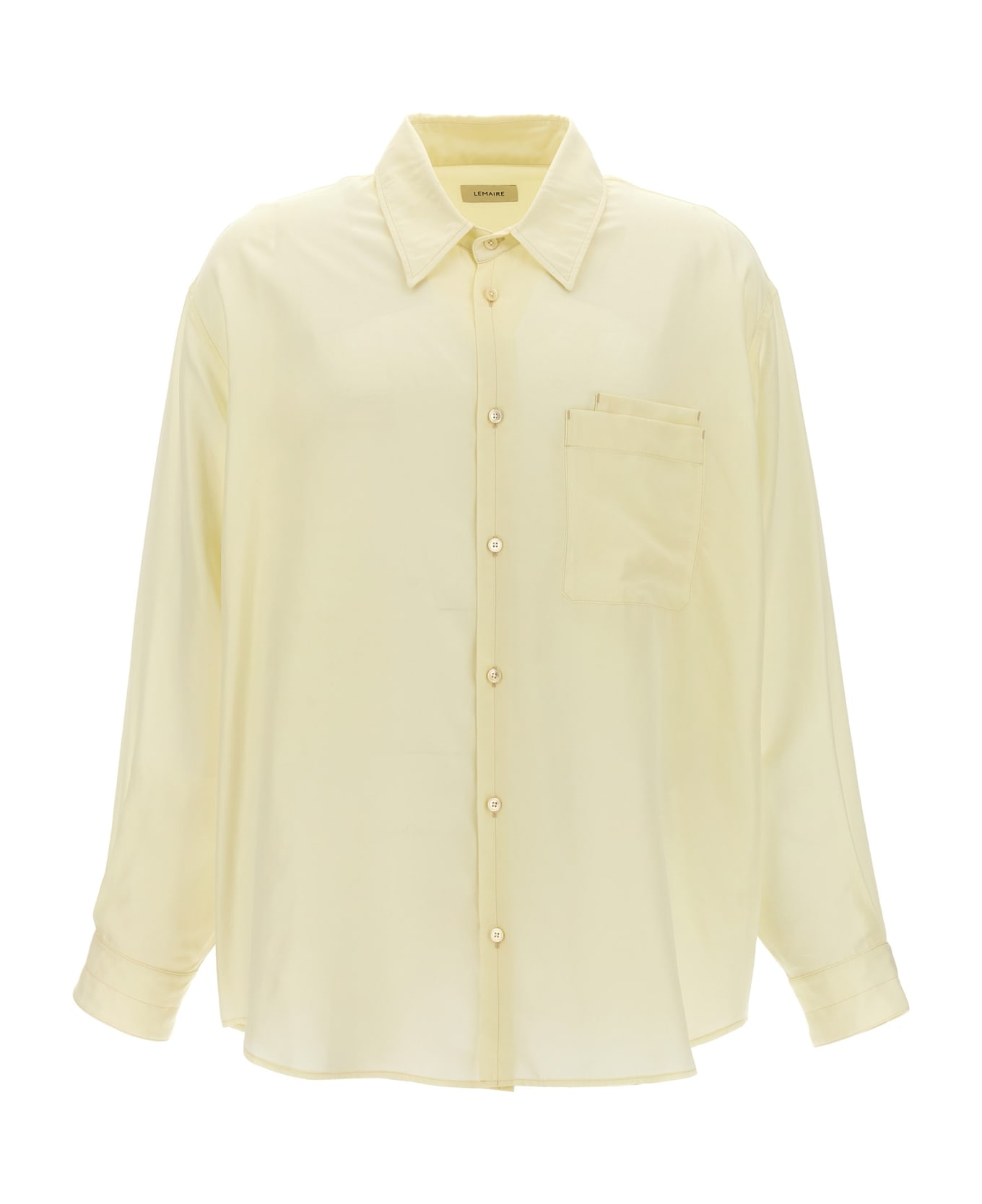 Lemaire 'double Pocket' Shirt - White