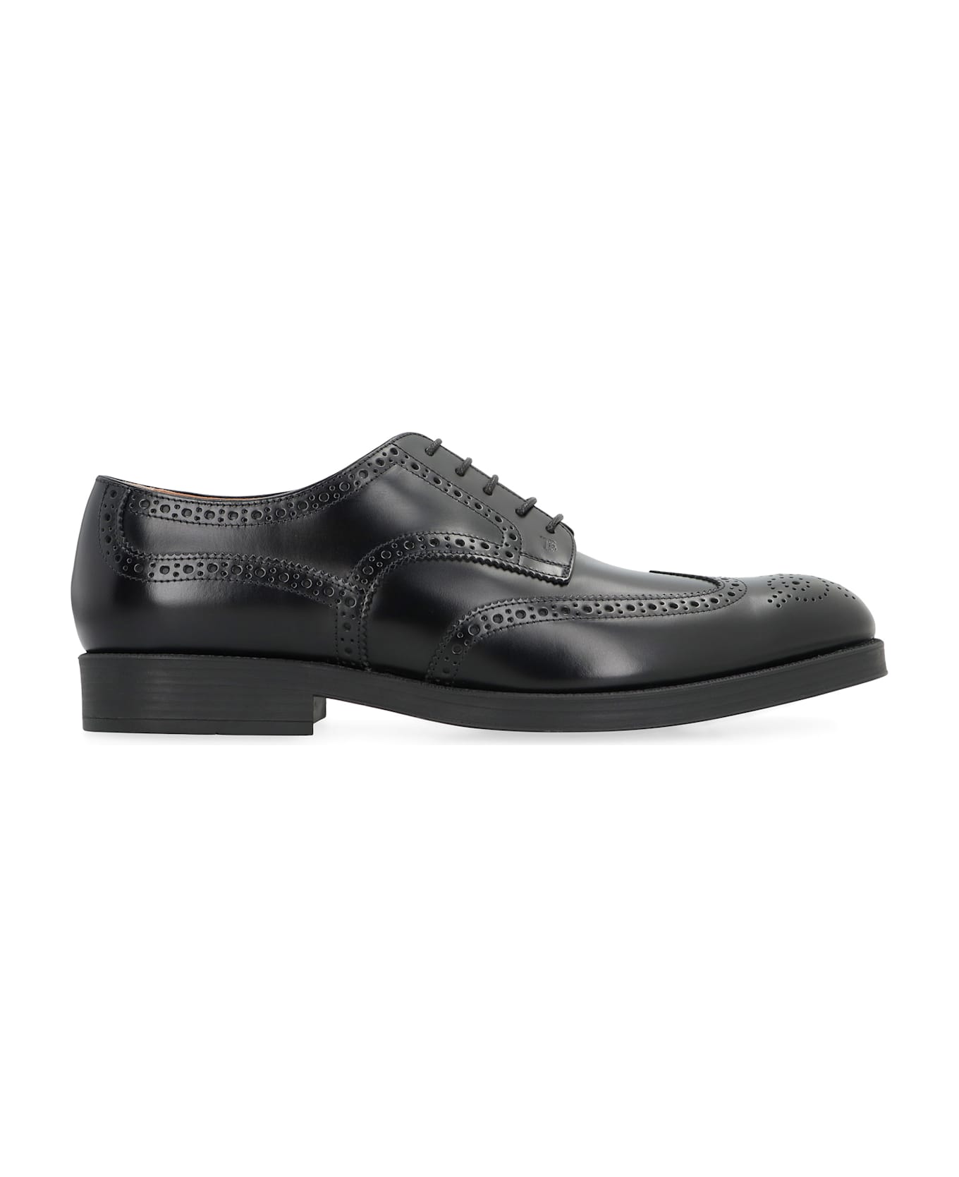 Tod
s Leather Lace-up Shoes - black