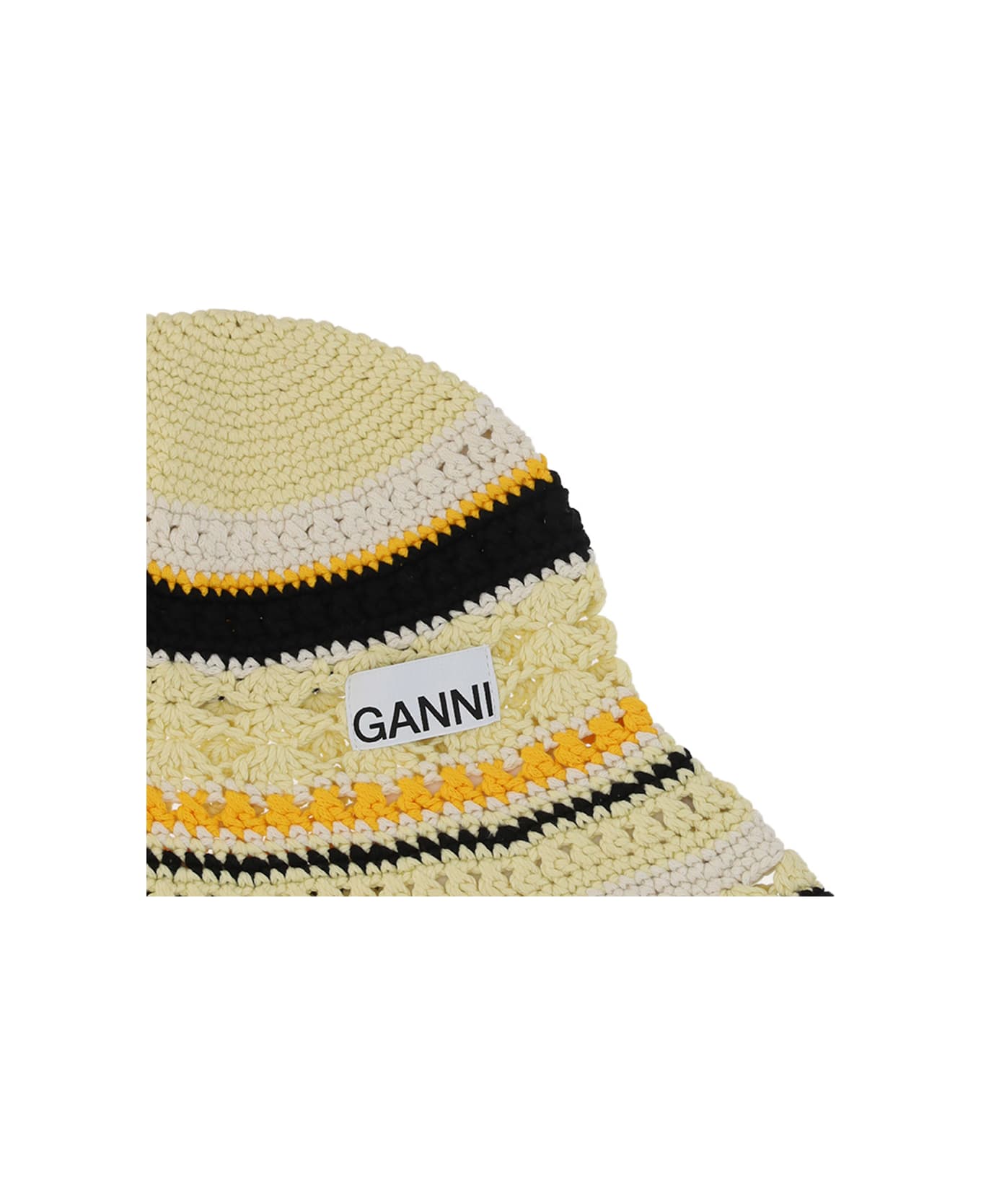 Ganni Crochet Bucket Hat - MULTICOLOR