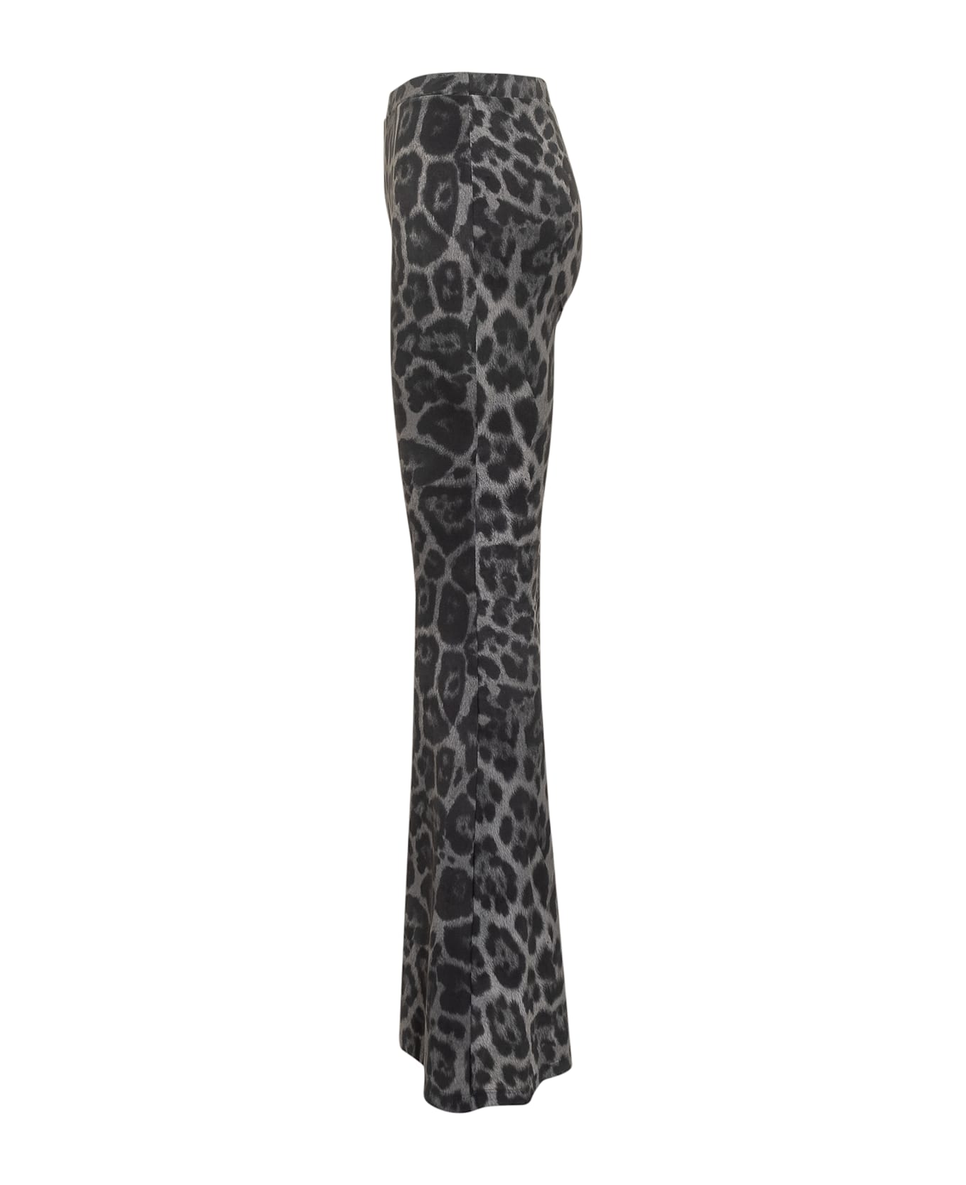Stella McCartney Leopard Print Trousers - Grey