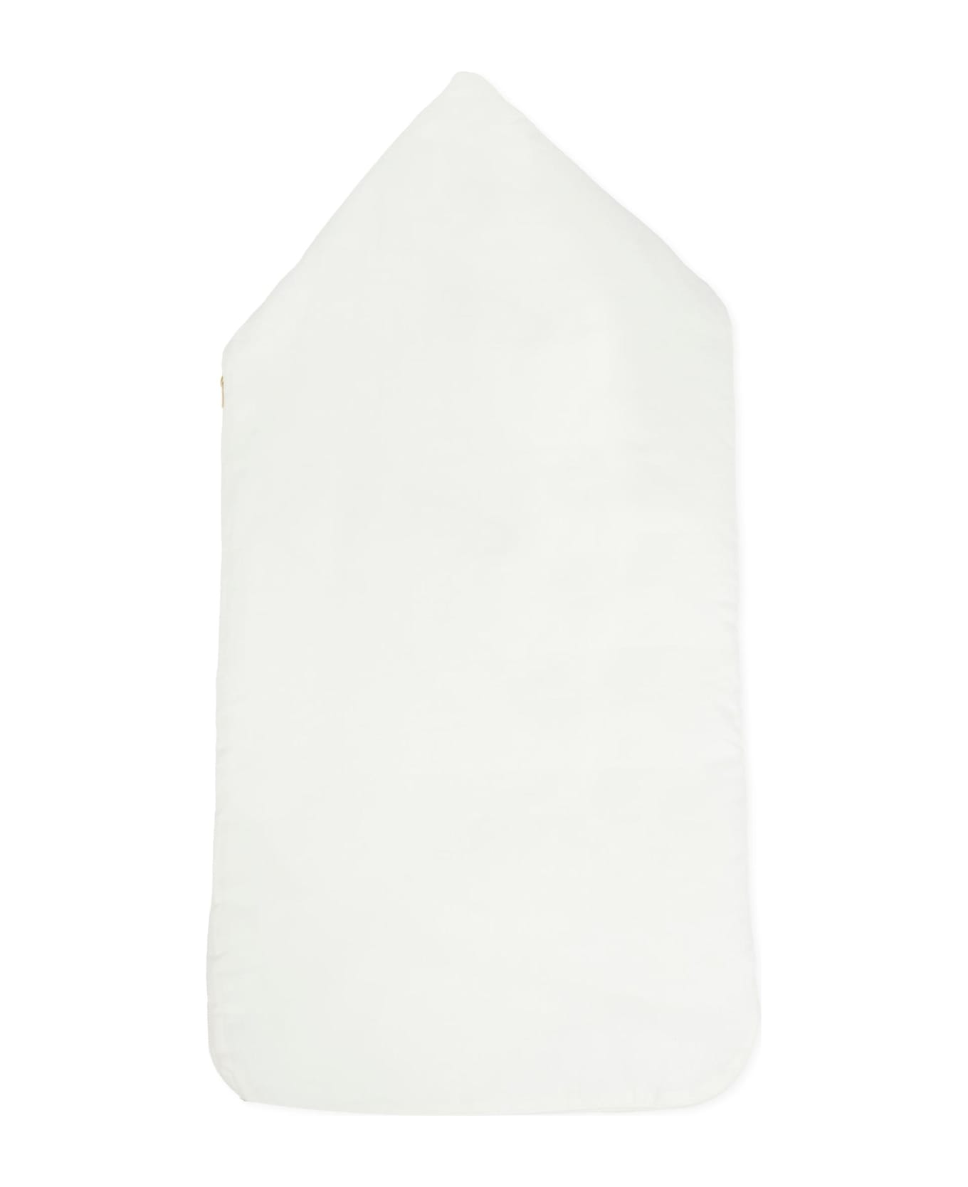 Chloé White Sleeping Bag For Baby Girl With Flowers - White