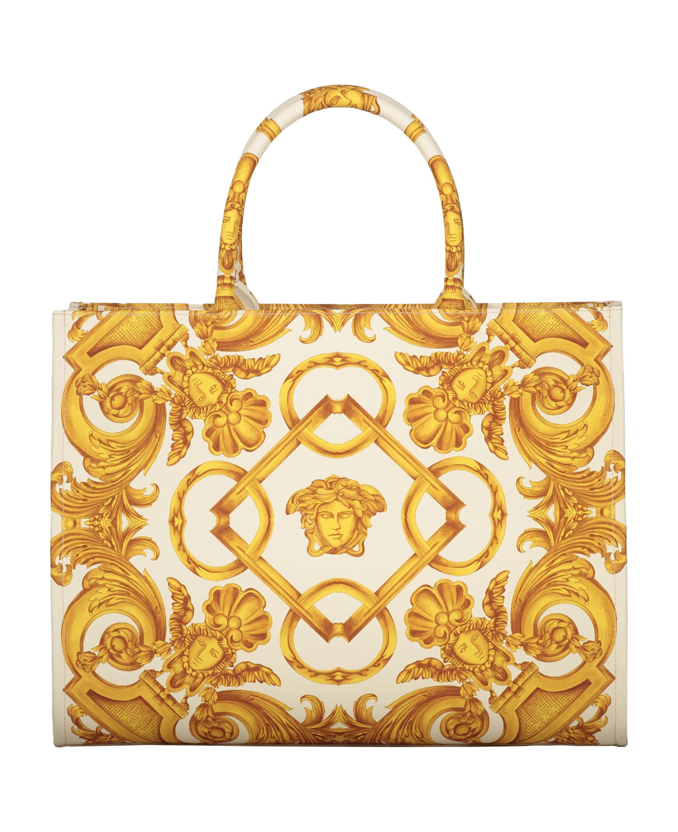Versace Canvas Tote Bag - Ivory