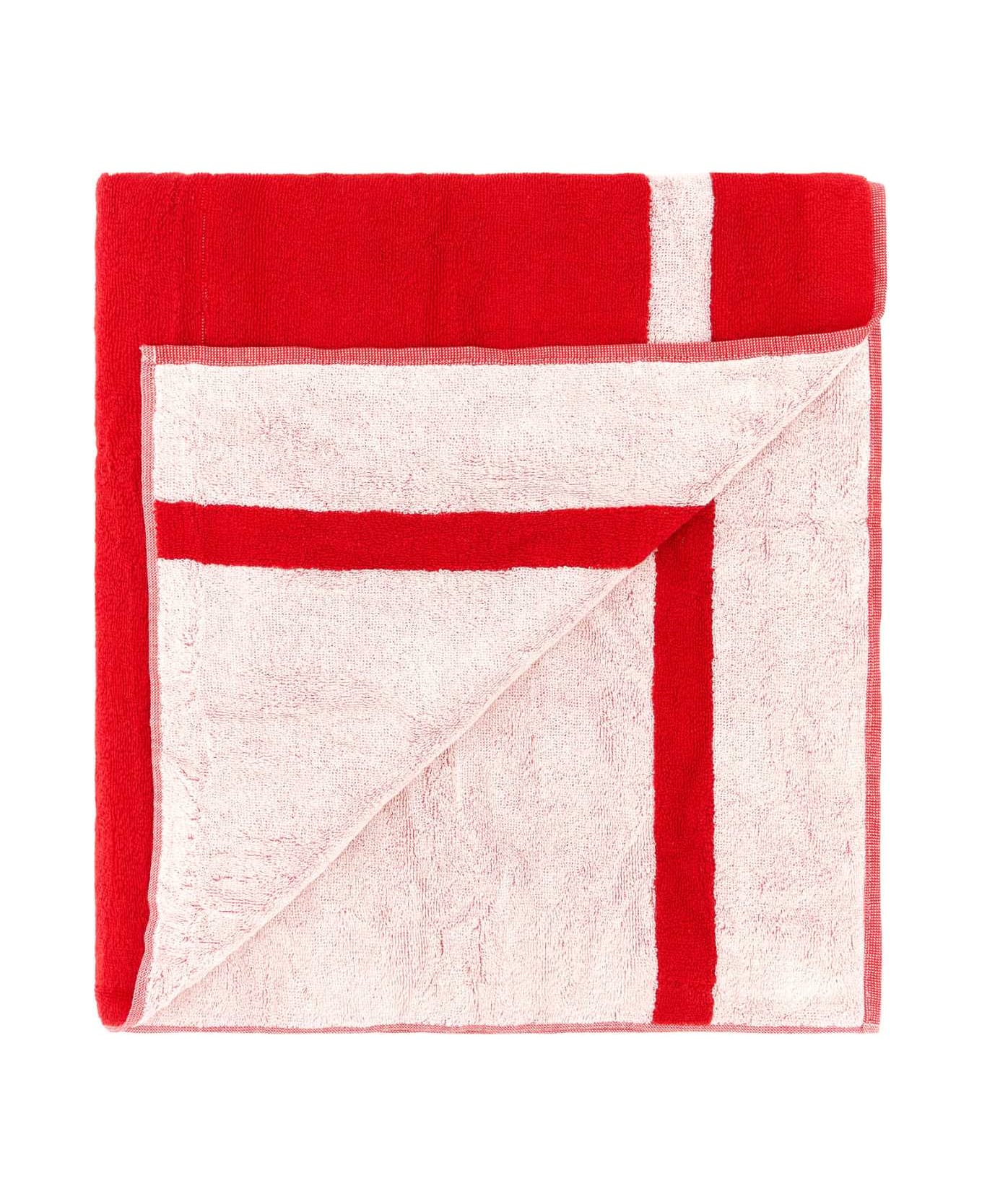 Kenzo Red Terry Fabric Beach Towel - MEDIUMRED