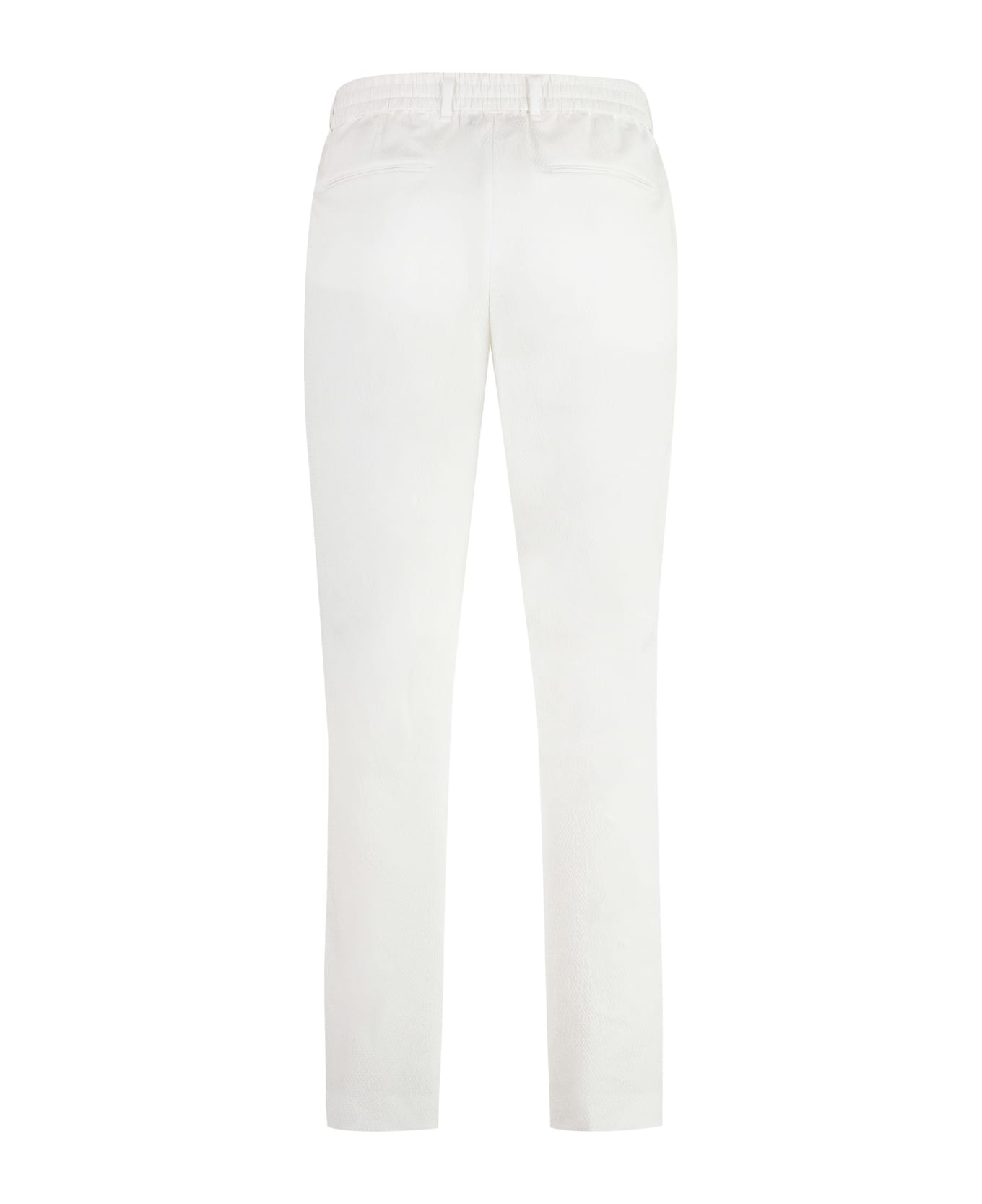 Hugo Boss Crêpe Trousers - White
