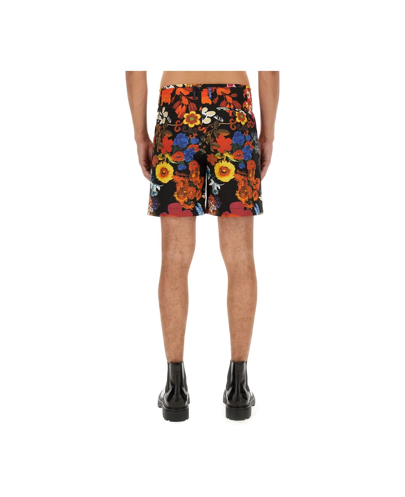 Moschino Bermuda With Floral Pattern - MULTICOLOUR