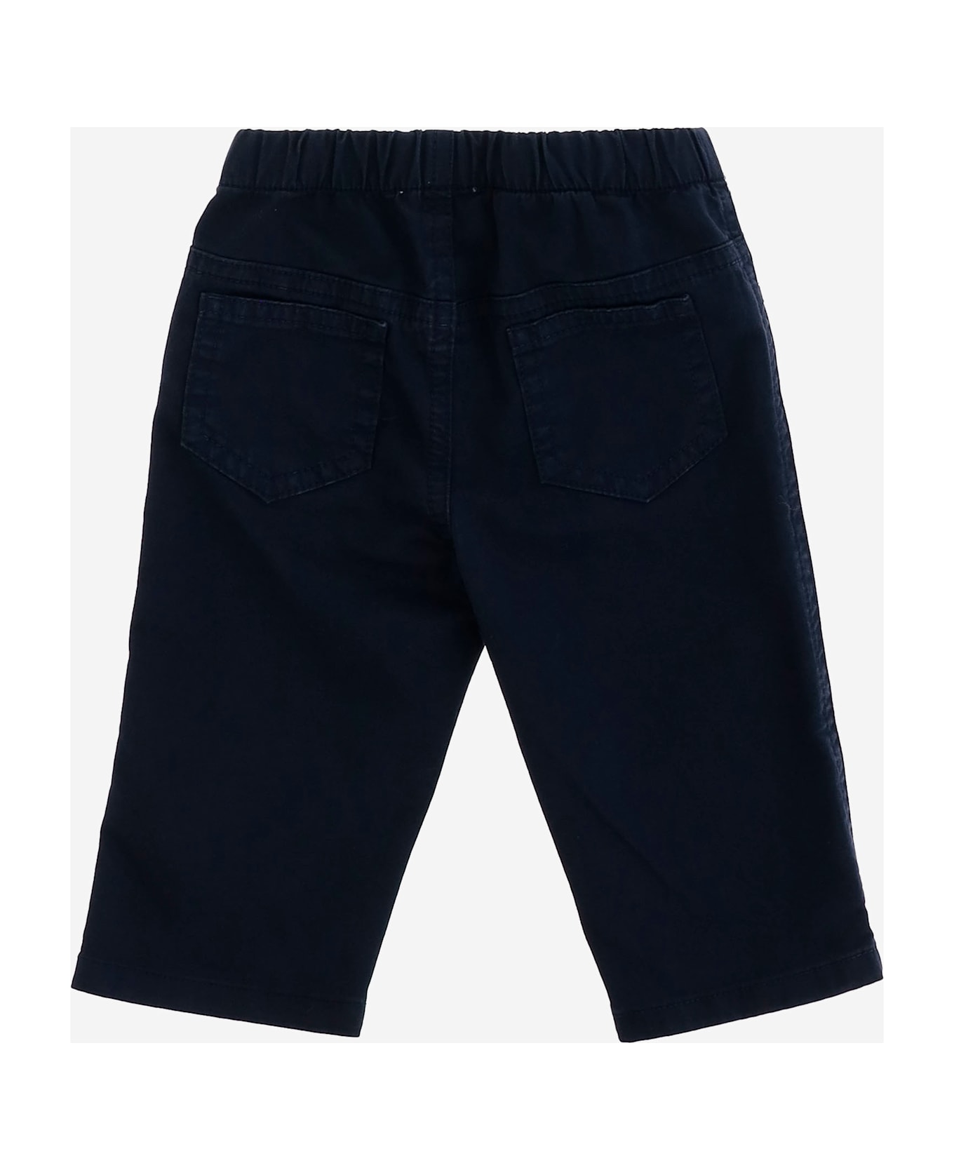 Il Gufo Stretch Cotton Trousers - Blue