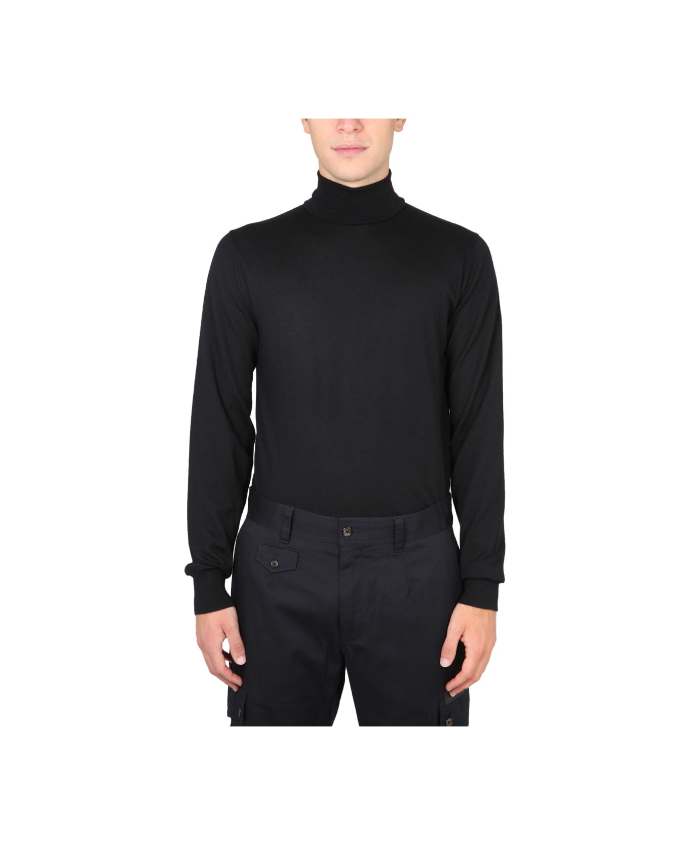 Dolce 
Gabbana Maglia A Collo Alto - BLACK