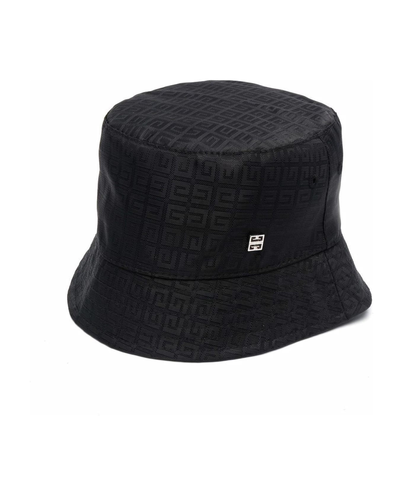 Givenchy Black Polyamide Bucket Hat youth - Nero