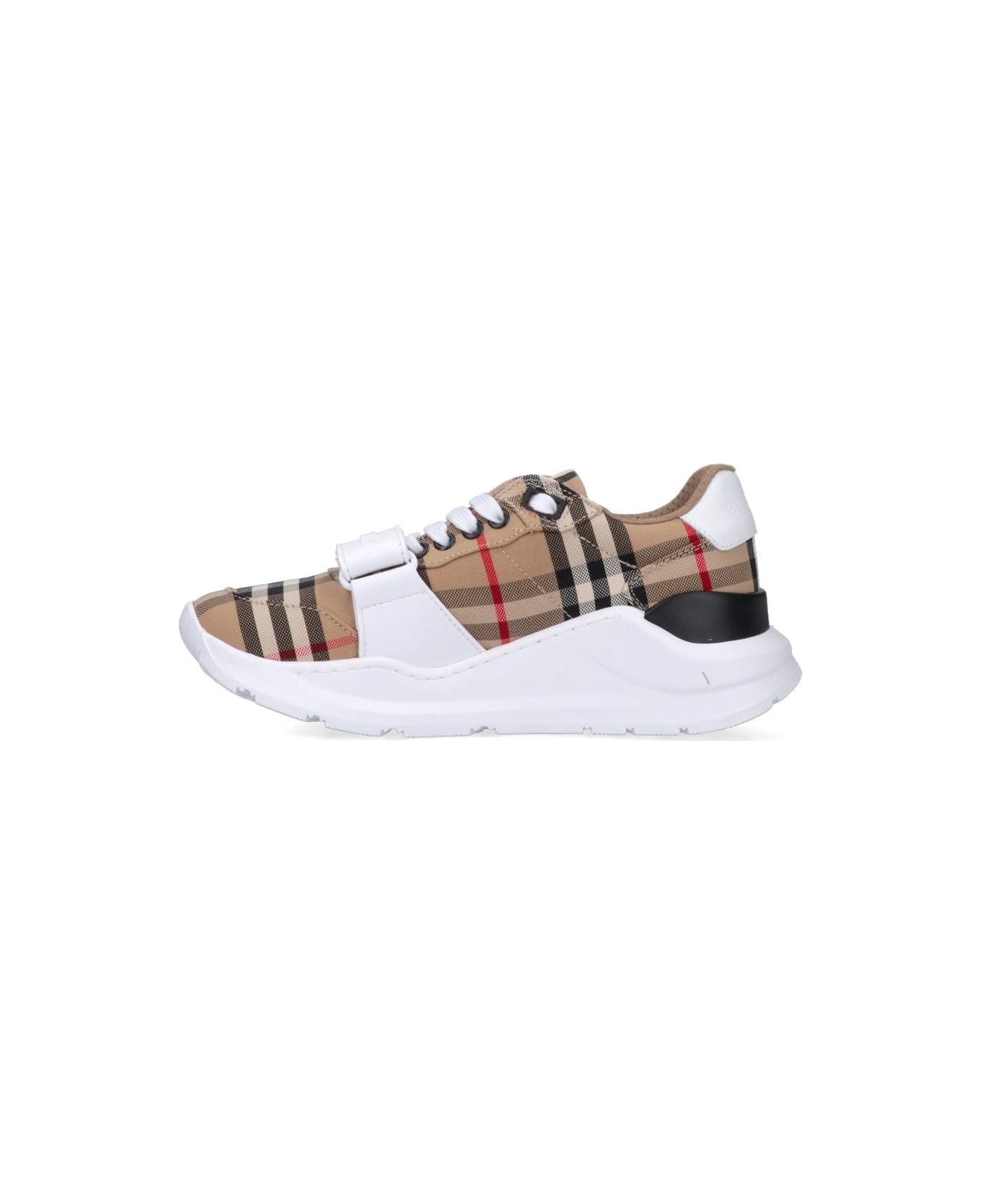 Burberry Check Sneakers - A7028