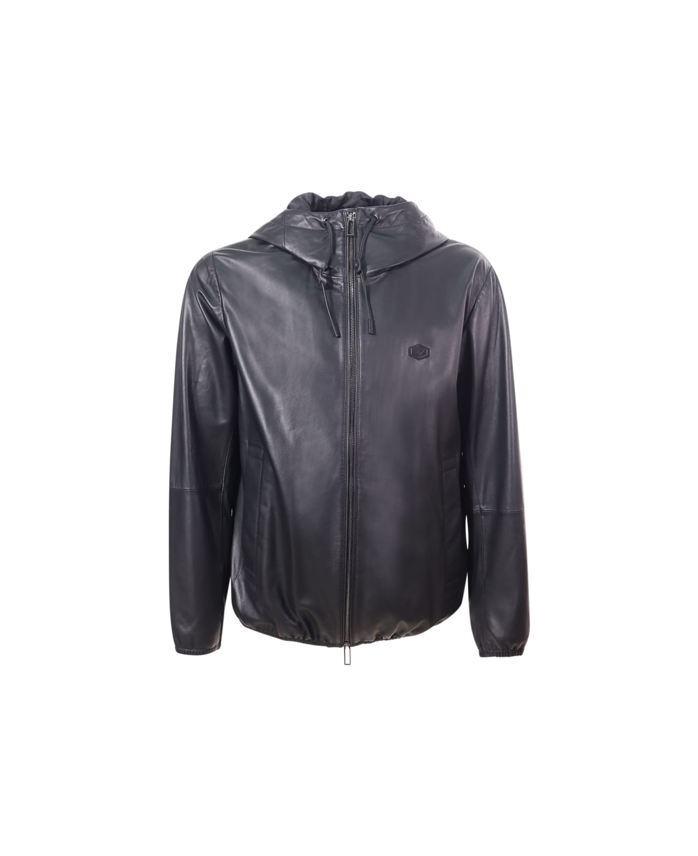 Emporio Armani Jacket - Black レザージャケット