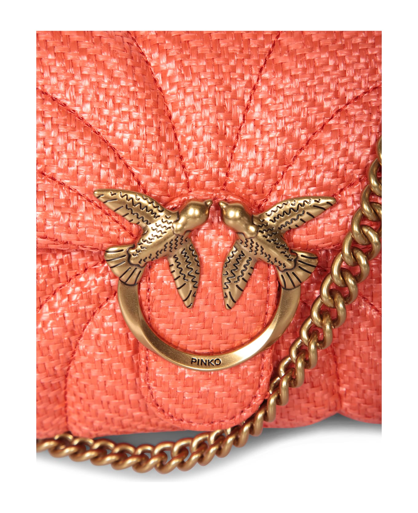 Pinko 
mini Love Bag Puff
 Crossbody Bag - Orange