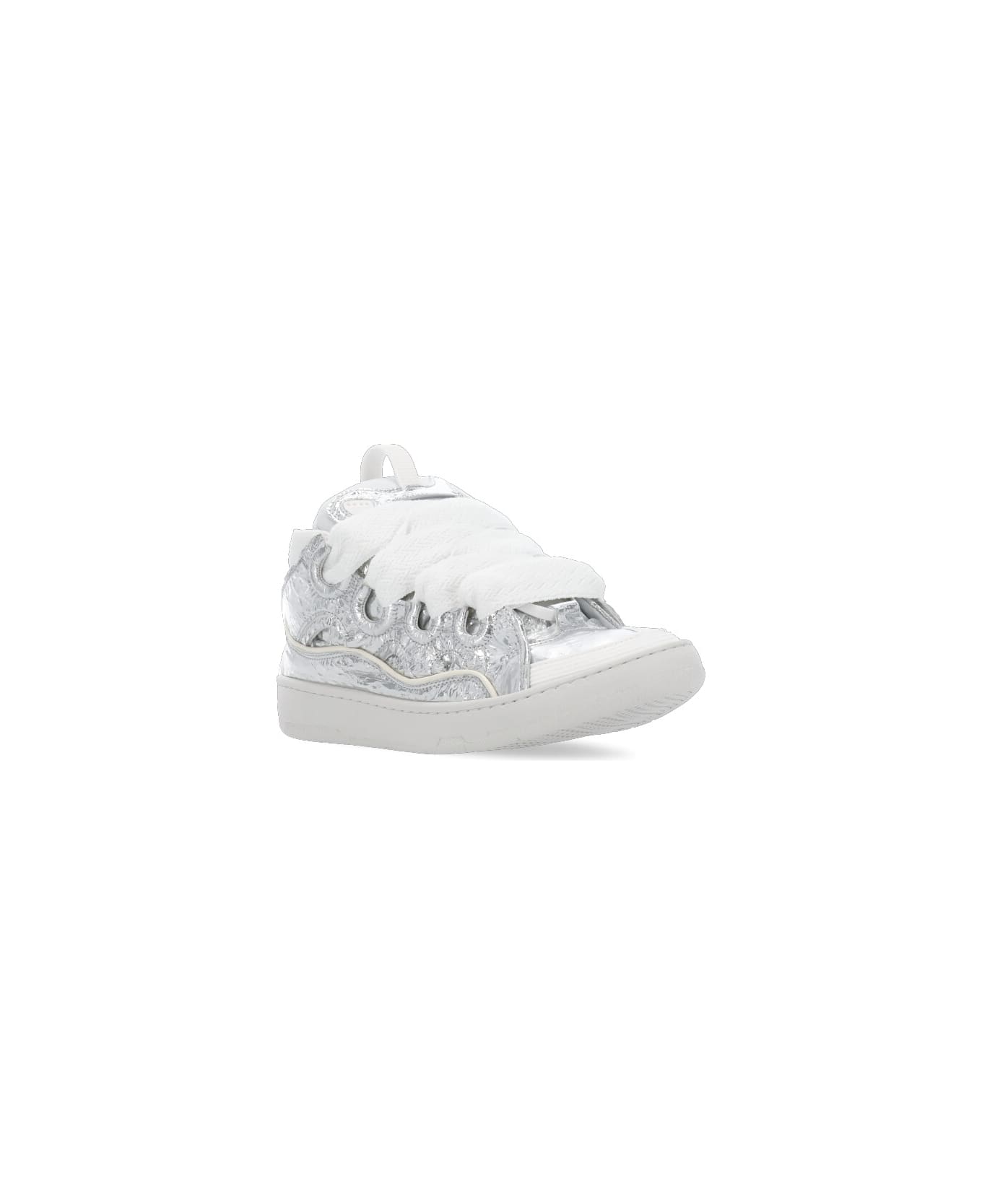 Lanvin Curb Sneakers - Silver