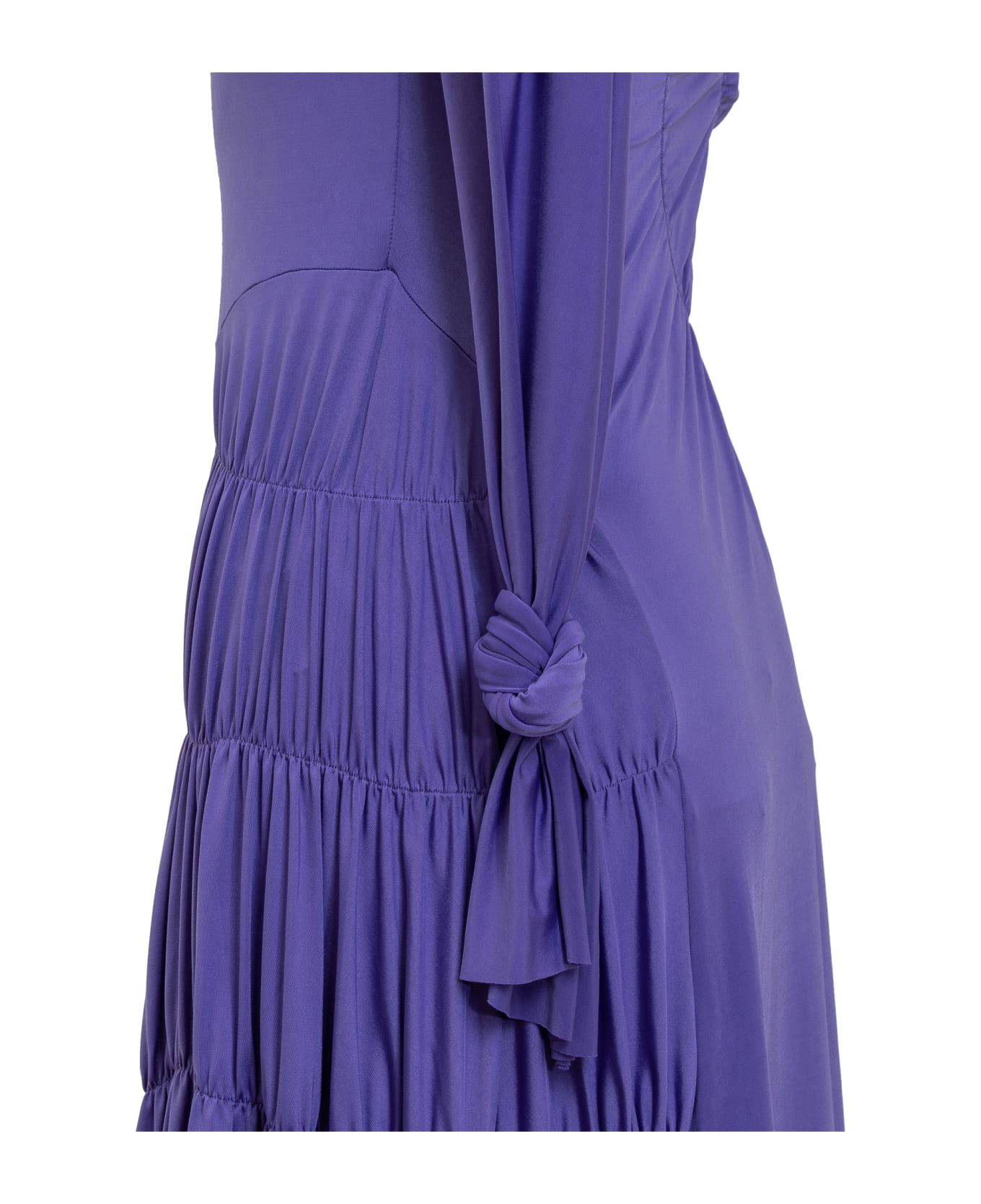 Victoria Beckham Wrap Dress - IRIS BLUE