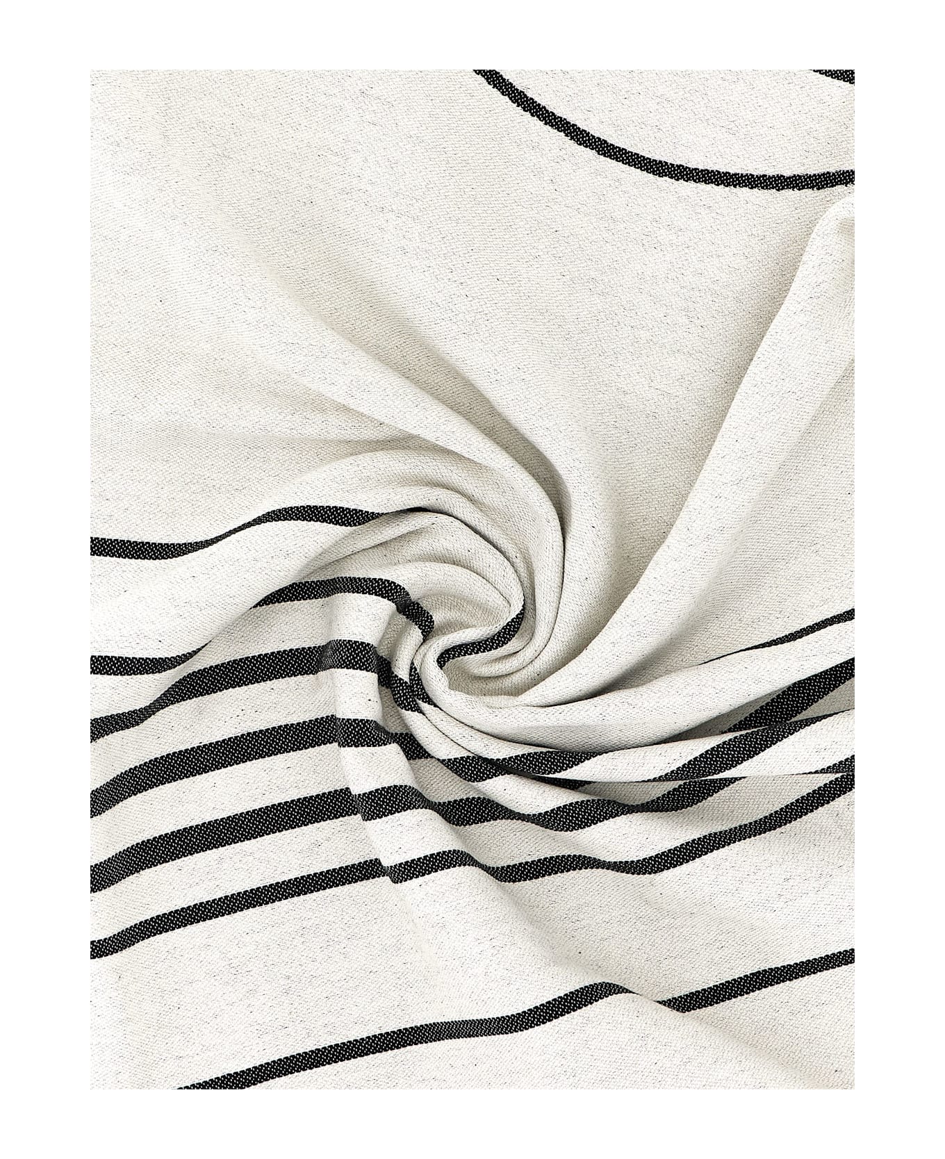 Maison Michel 'aida' Fouta Beach Towel - White/Black