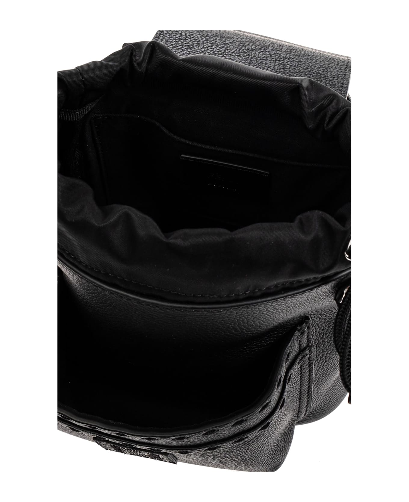 Fendi Leather Shoulder Bag - Nero palladio