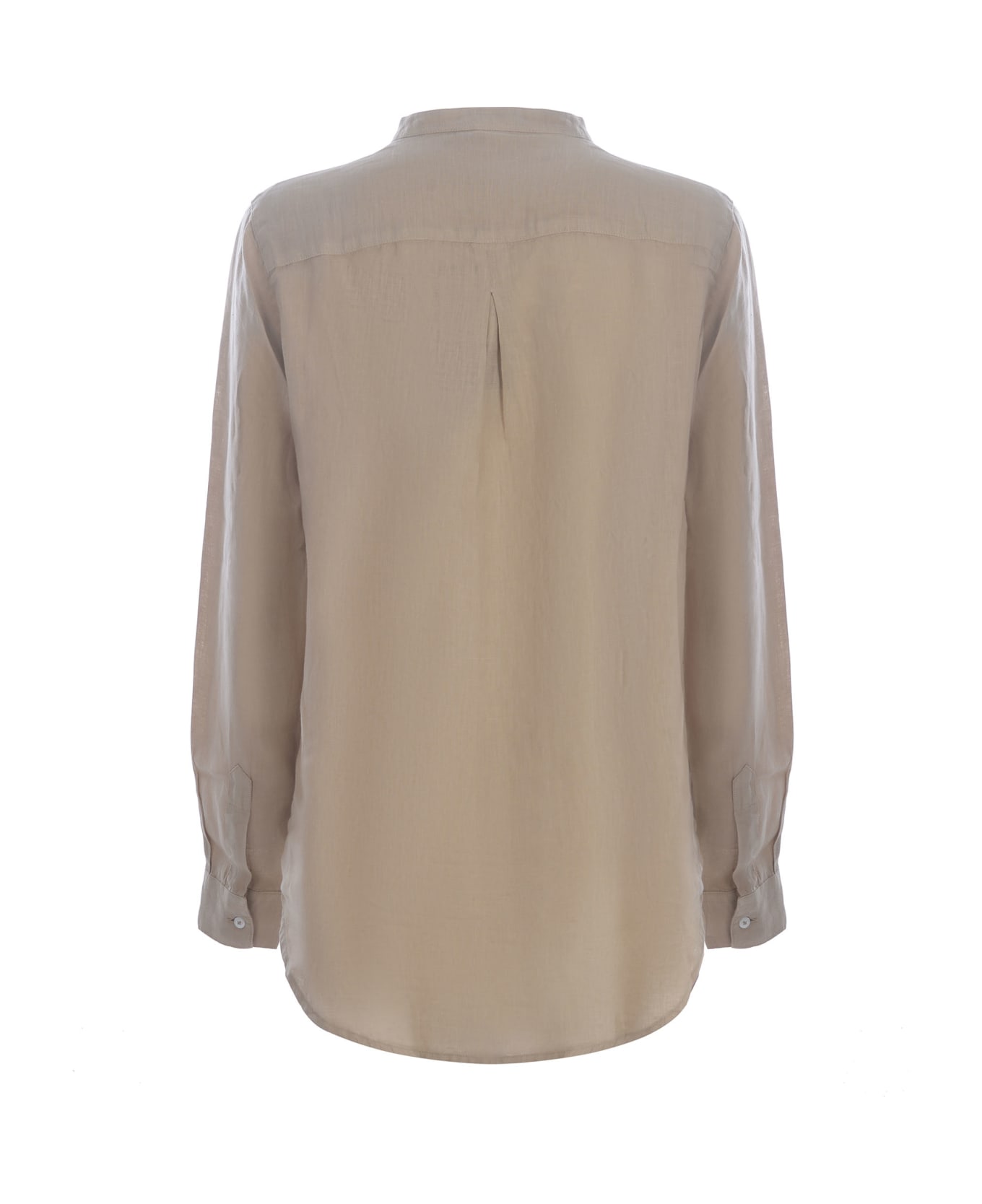 Fay Shirt Fay Made Of Linen - Beige シャツ
