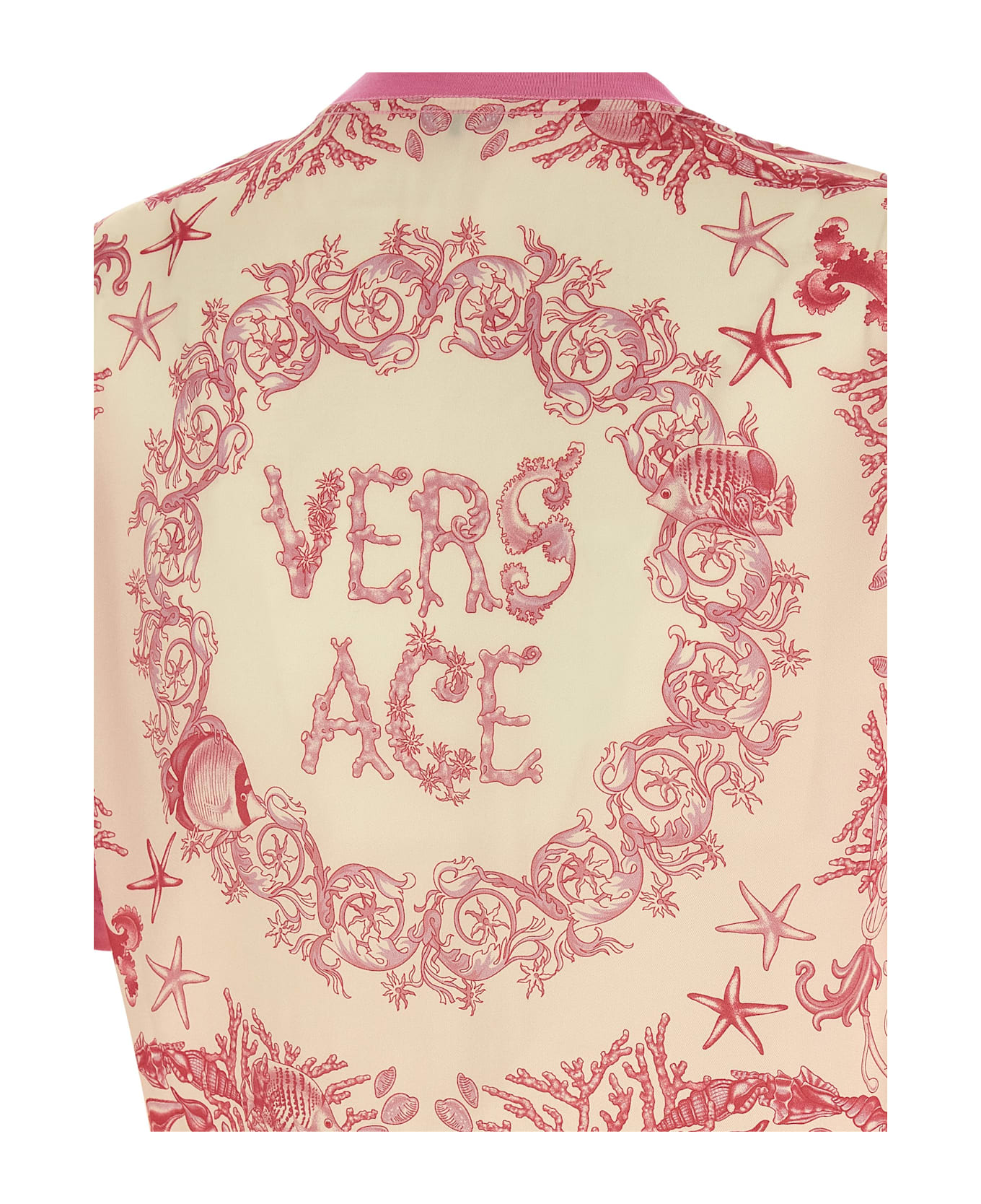 Versace 
underwater Barocco
 T-shirt - Pink
