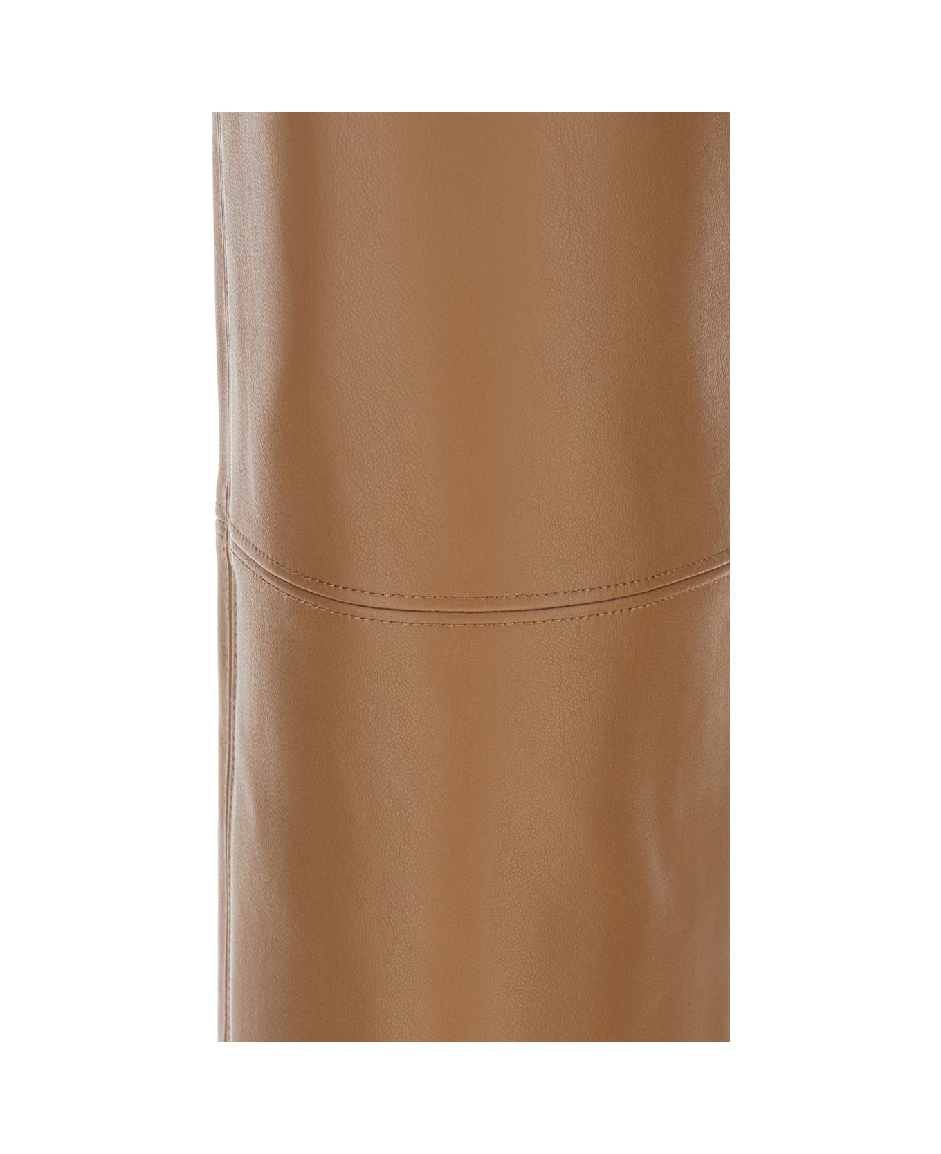 
S Max Mara 
sublime
 Brown Flared Pants In Ecoleather Woman - Brown