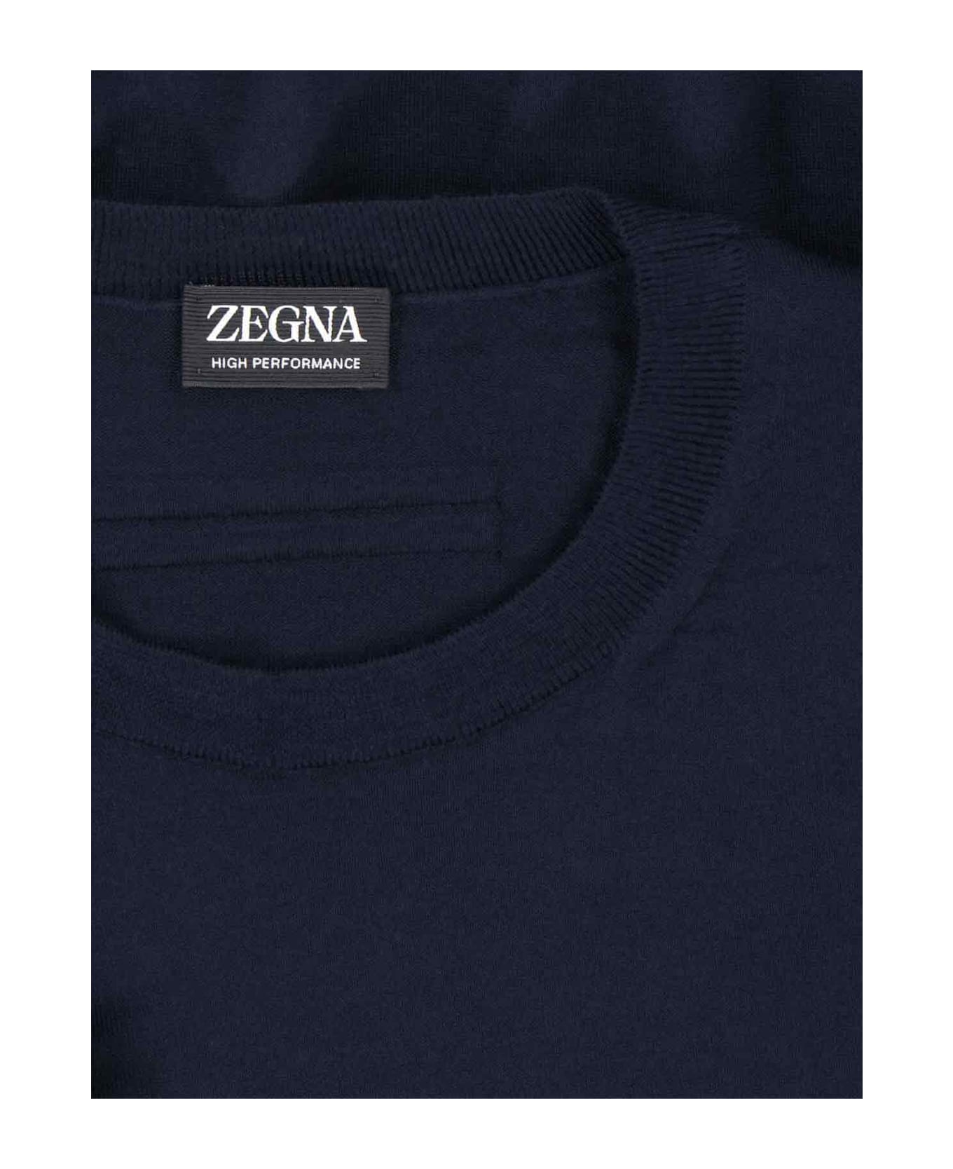 Zegna Wool Sweater - Blue