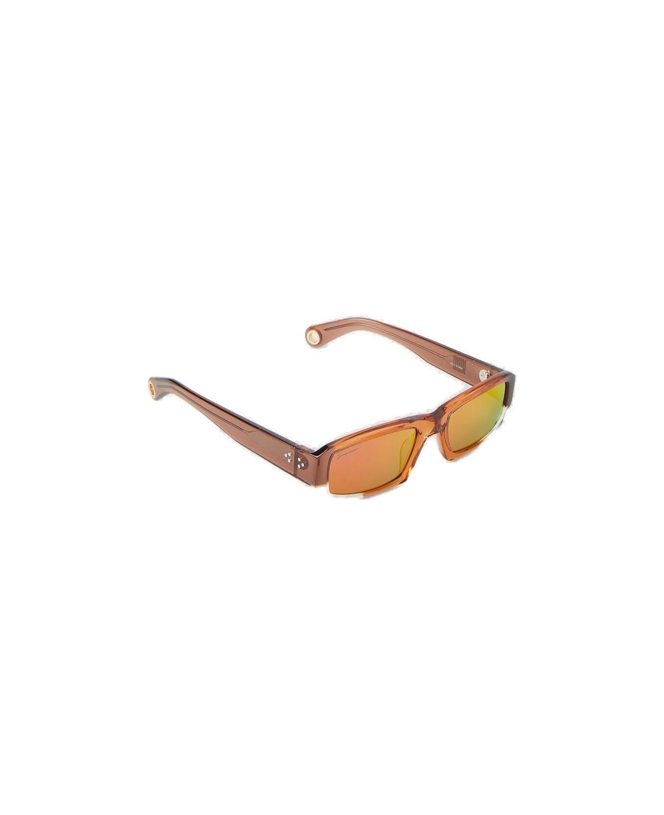 Jacquemus Alt Rectangle-frame Sunglasses - Multicolore