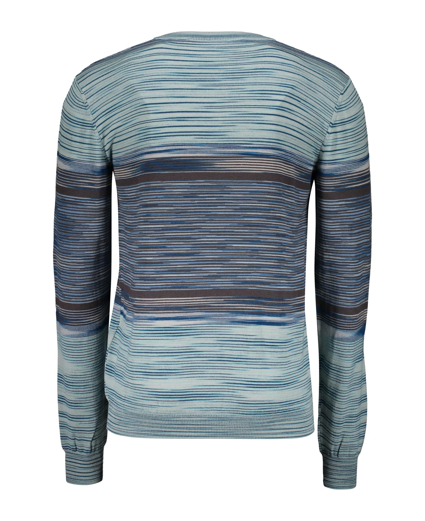 M Missoni Wool V-neck Sweater - blue ニットウェア